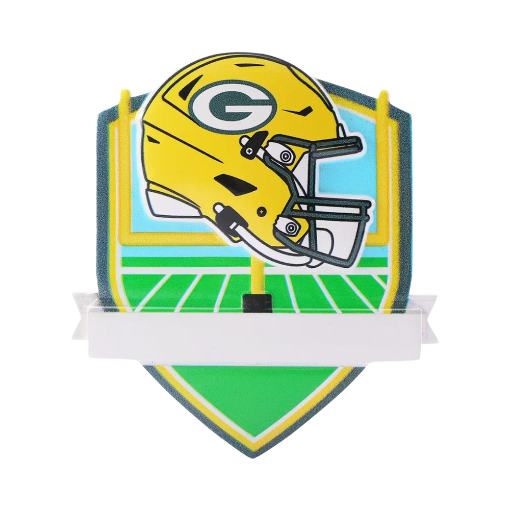Green Bay Packers Personalized Shield Ornament