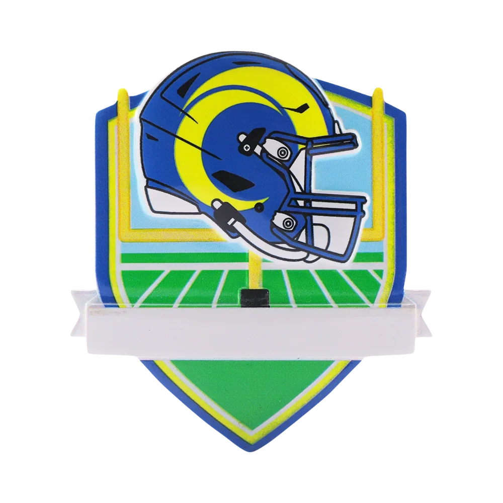 Los Angeles Rams Personalized Shield Ornament