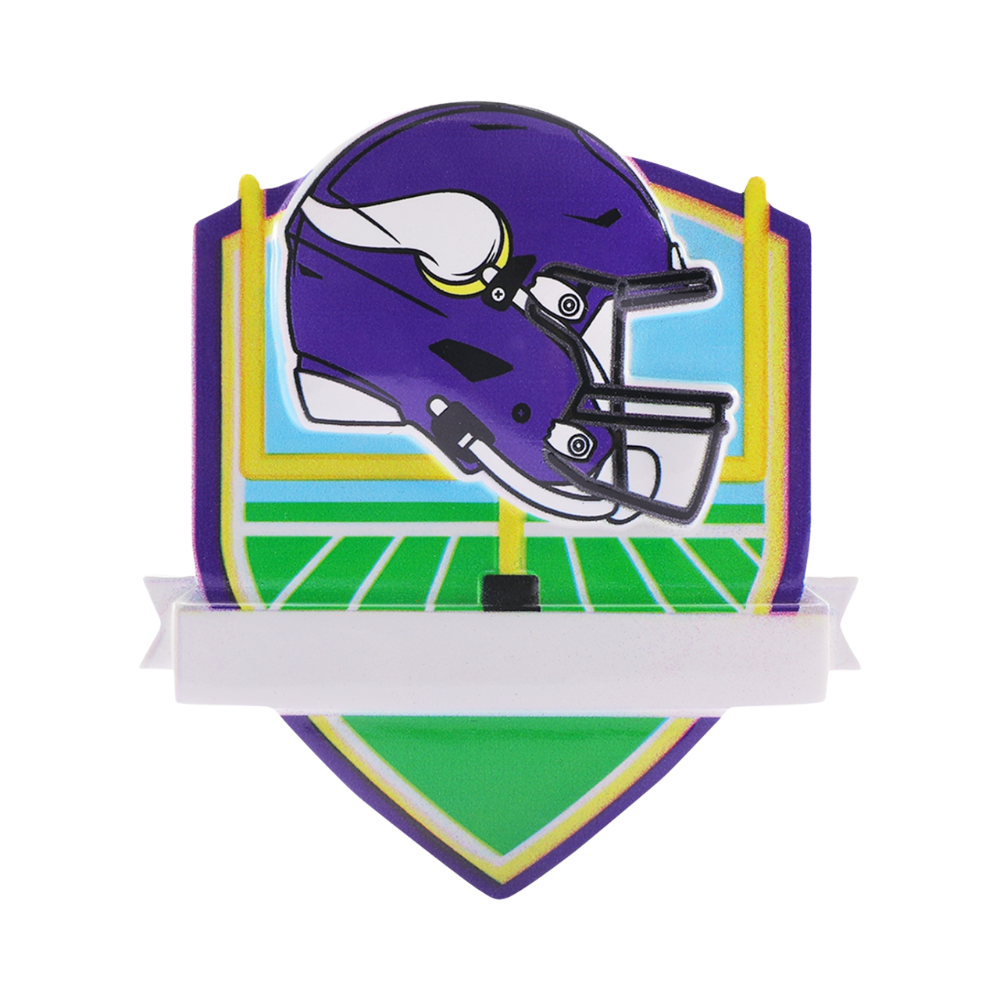 Minnesota Vikings Personalized Shield Ornament