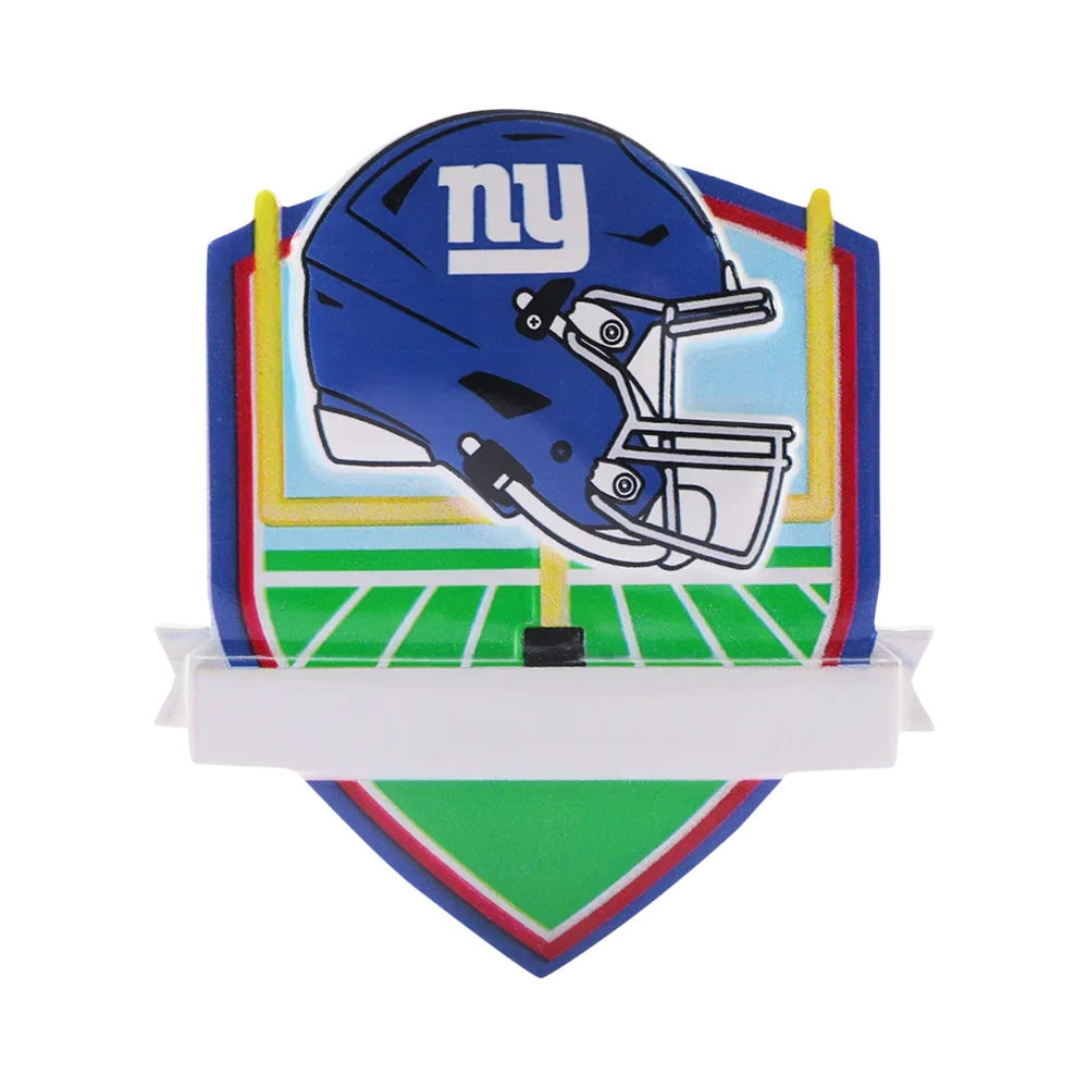 New York Giants Personalized Shield Ornament