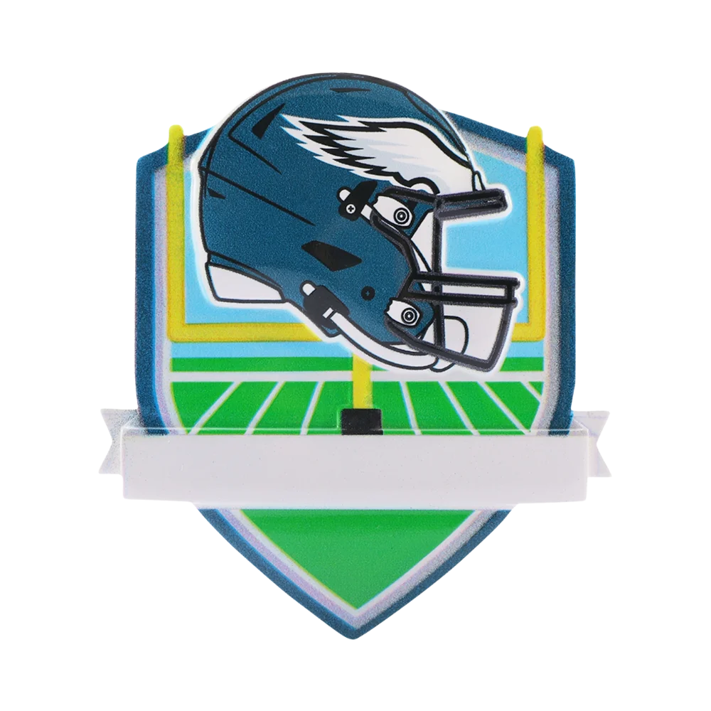 Philadelphia Eagles Personalized Shield Ornament