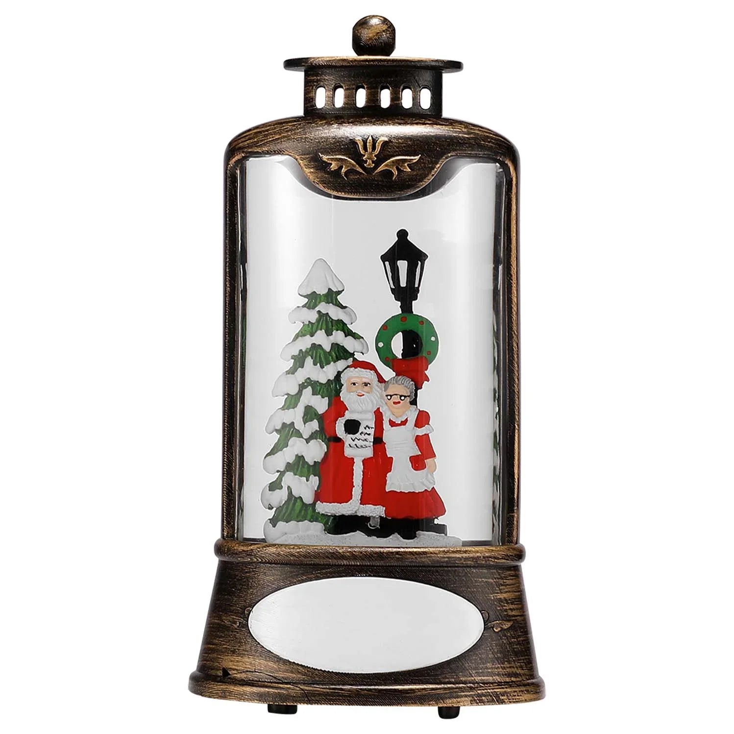 Mr. and Mrs. Clause Snow Globe Ornament