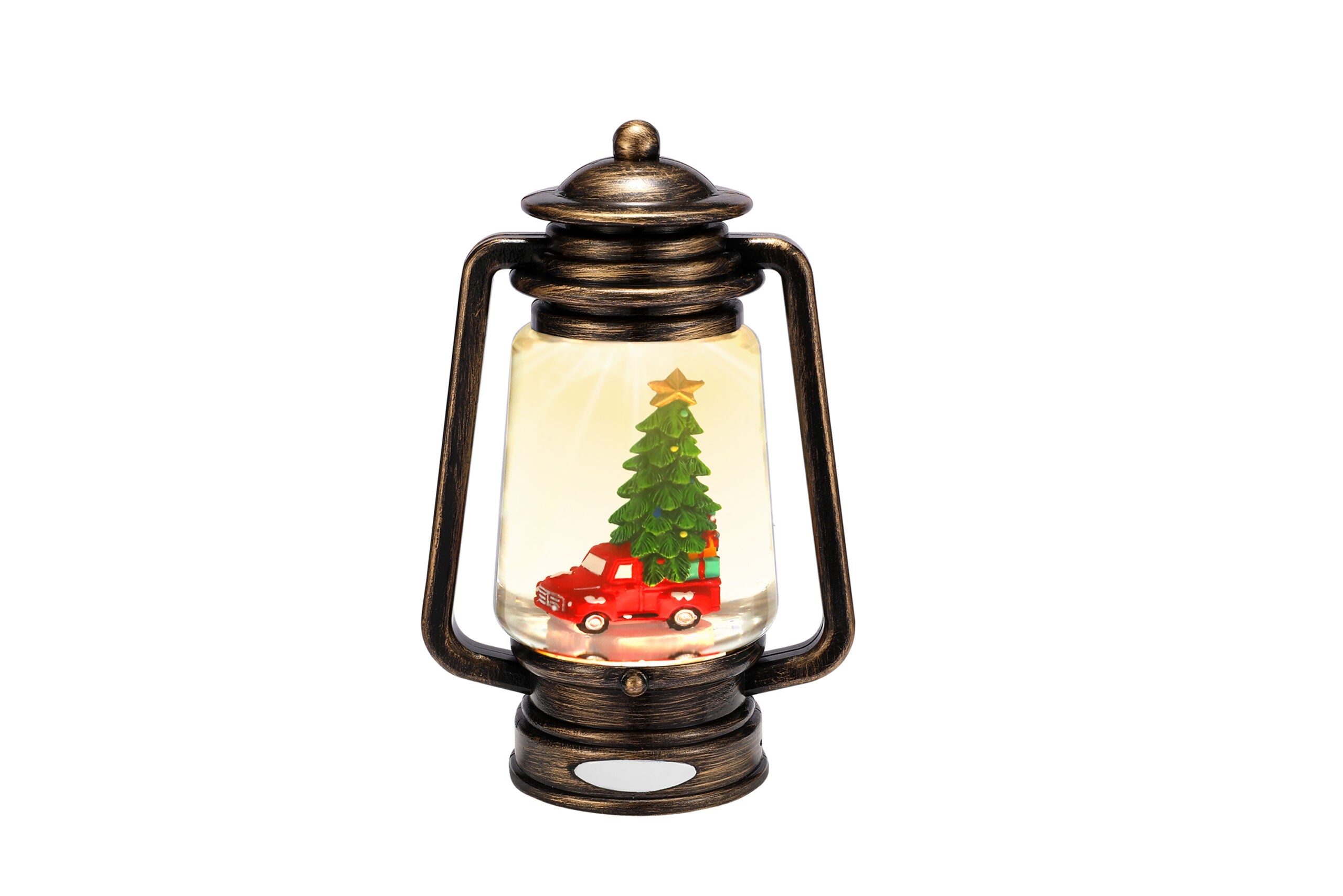 Red Truck Snow Globe Ornament