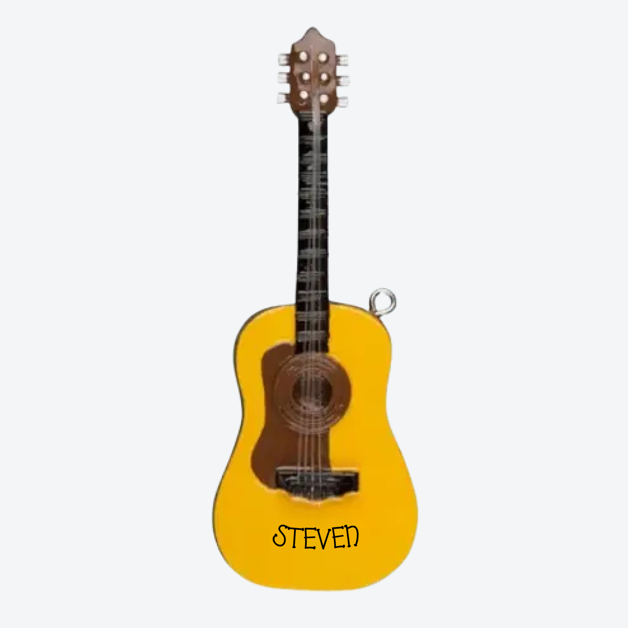 OT1174 - Acoustic Guitar Personalized Christmas Ornaments