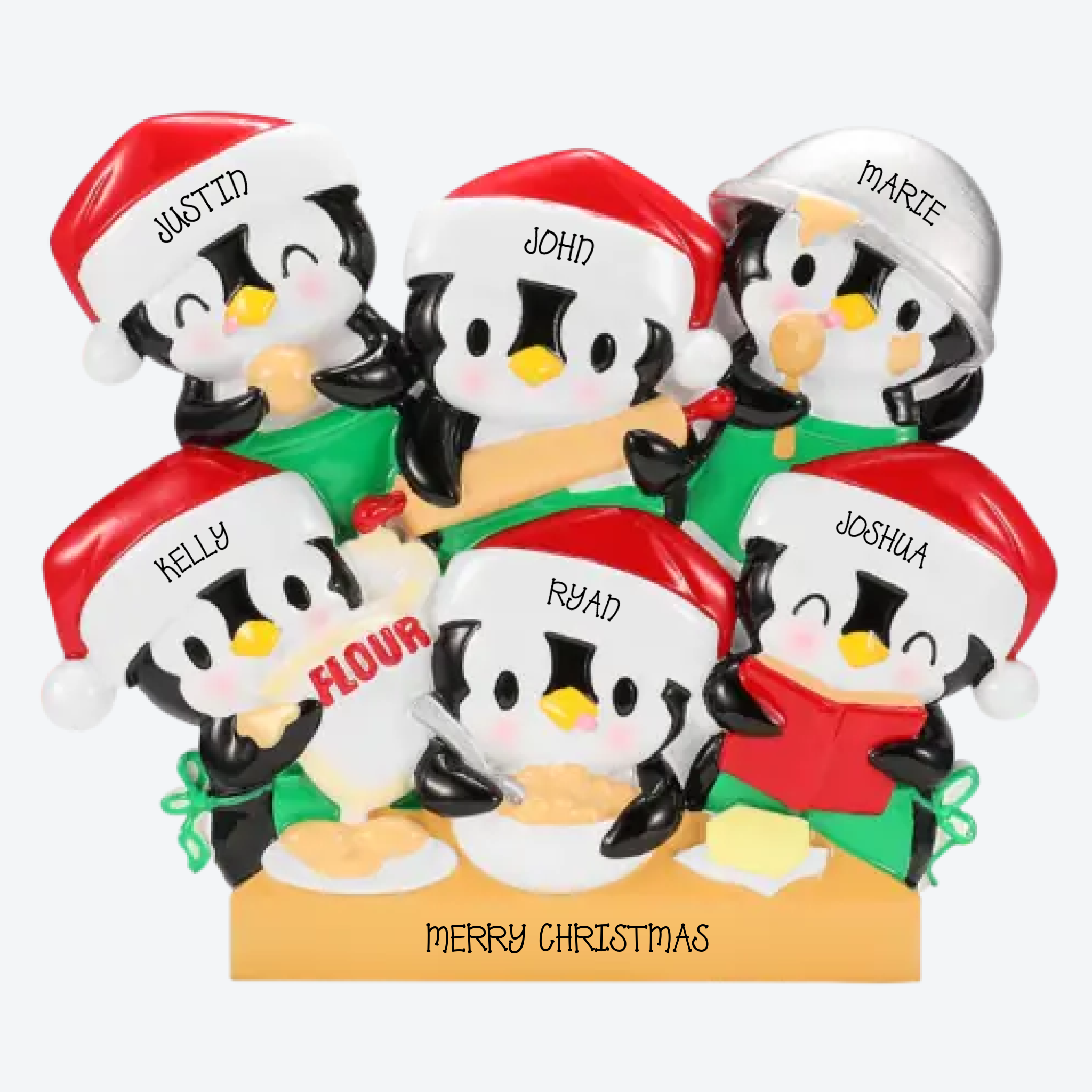 OT2664-6 - Penguin Baking Family of 6