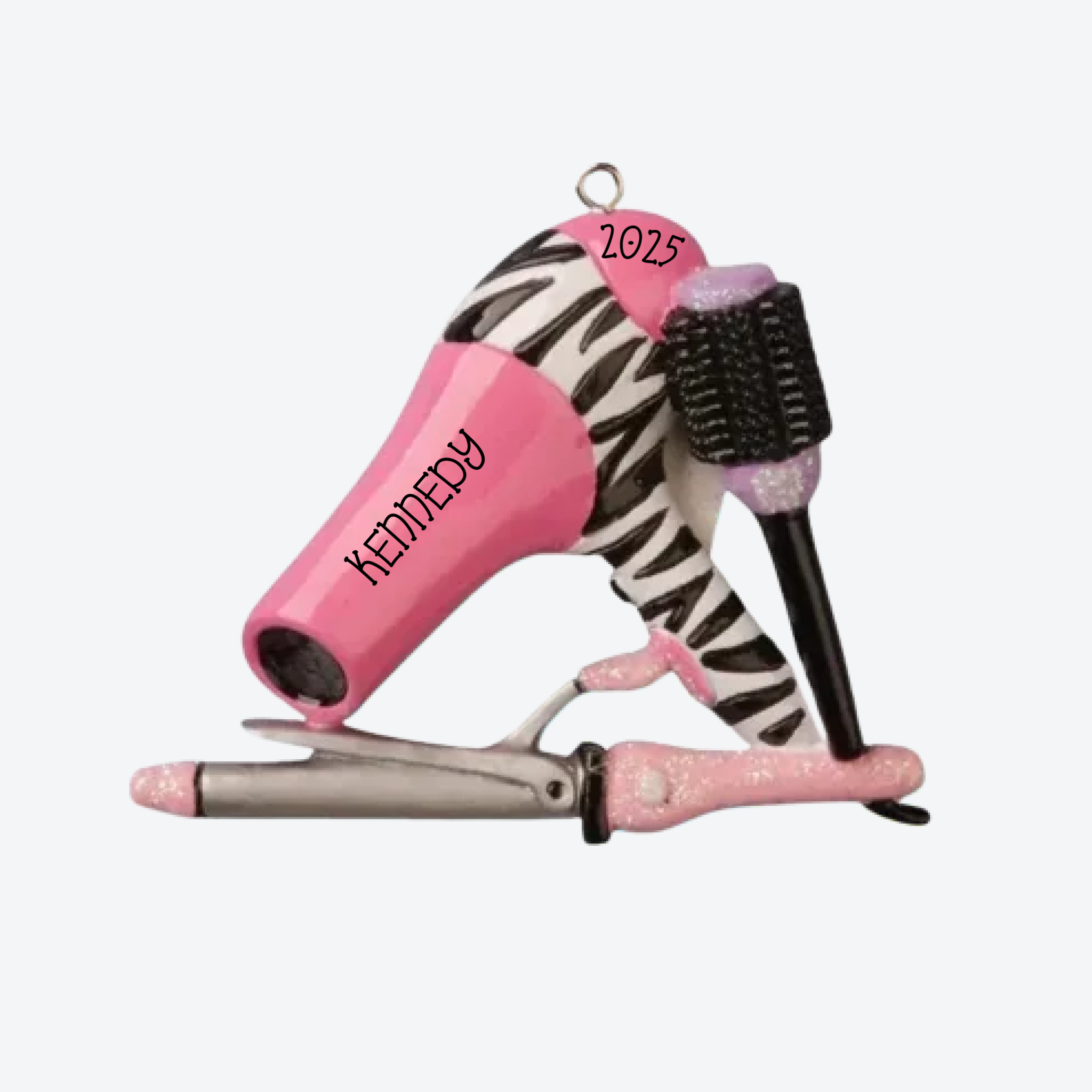 Blowdryer Personalized Ornament