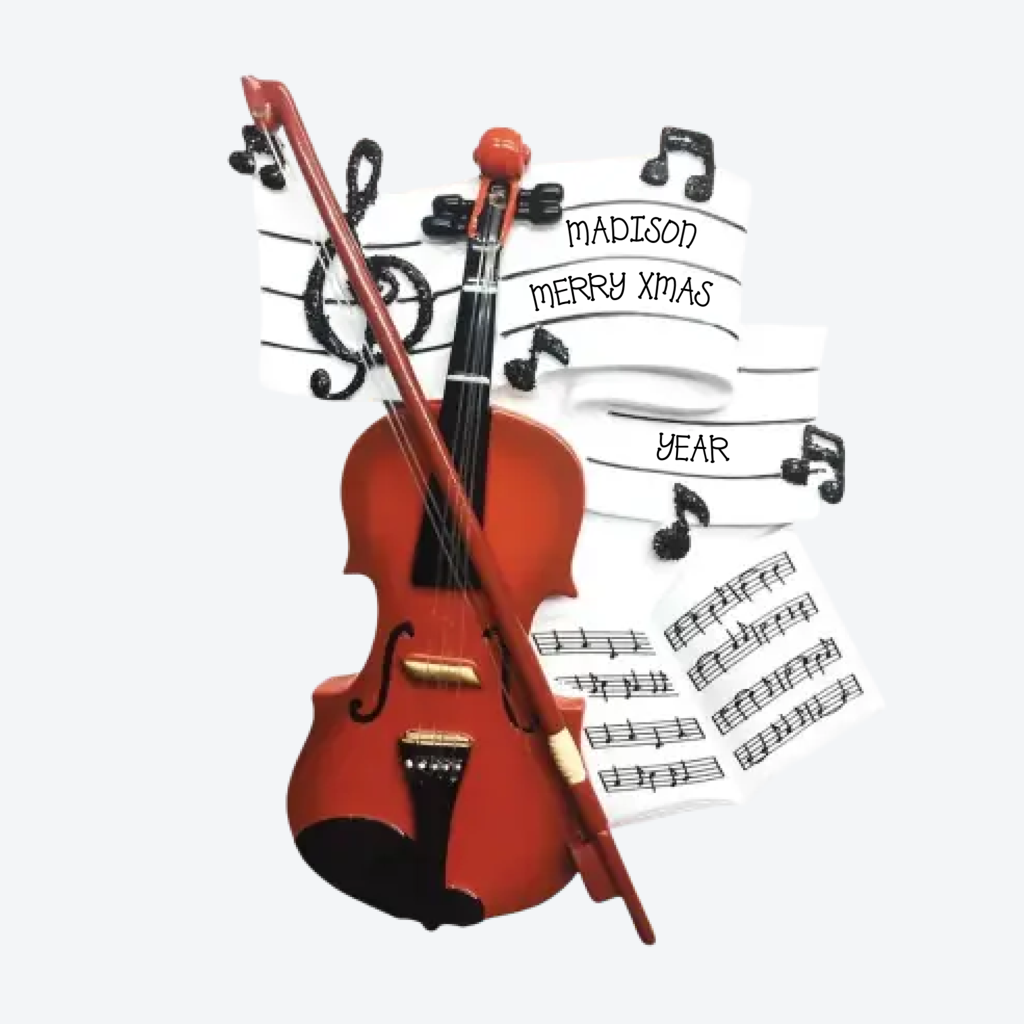 Orchestra Personalized Christmas Ornament