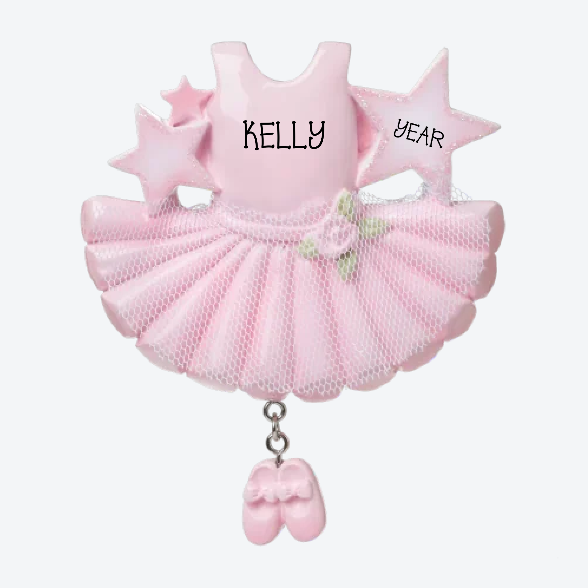 Ballerina Outfit Personalized Christmas Ornament