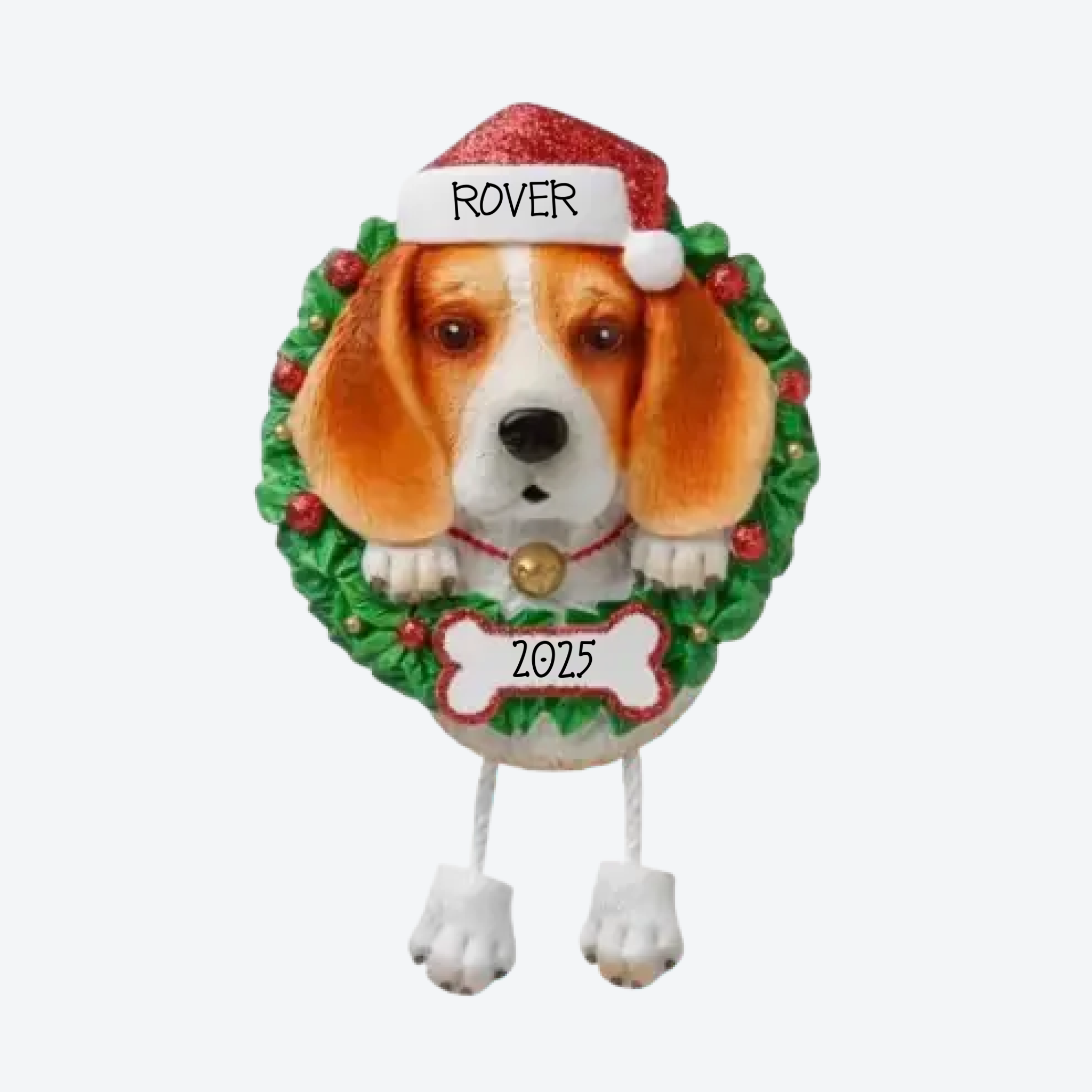 Beagle Personalized Christmas Ornament