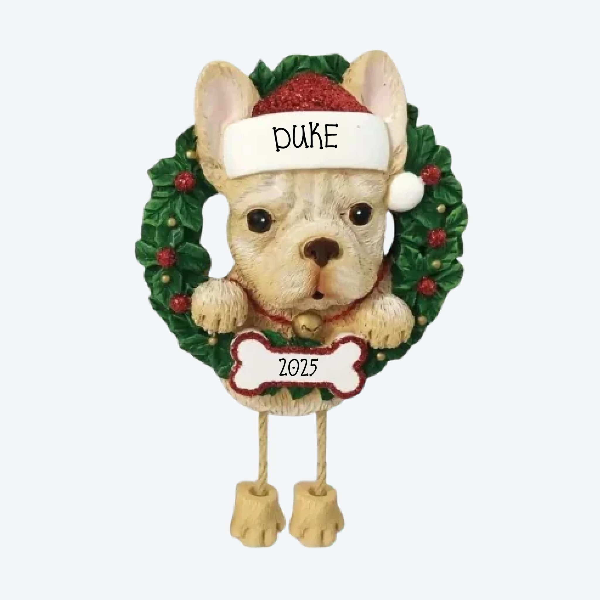 French Bulldog Personalized Christmas Ornament