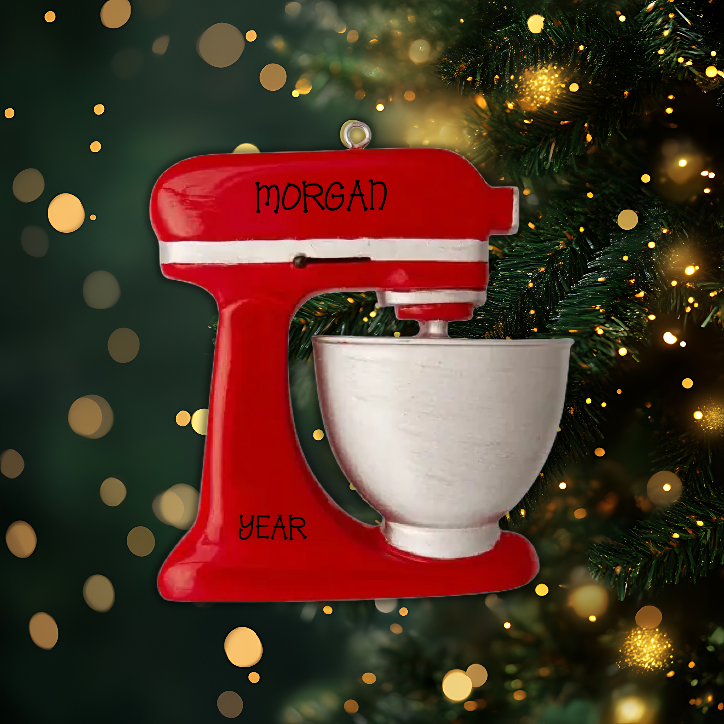 Baker Personalized Christmas Ornament