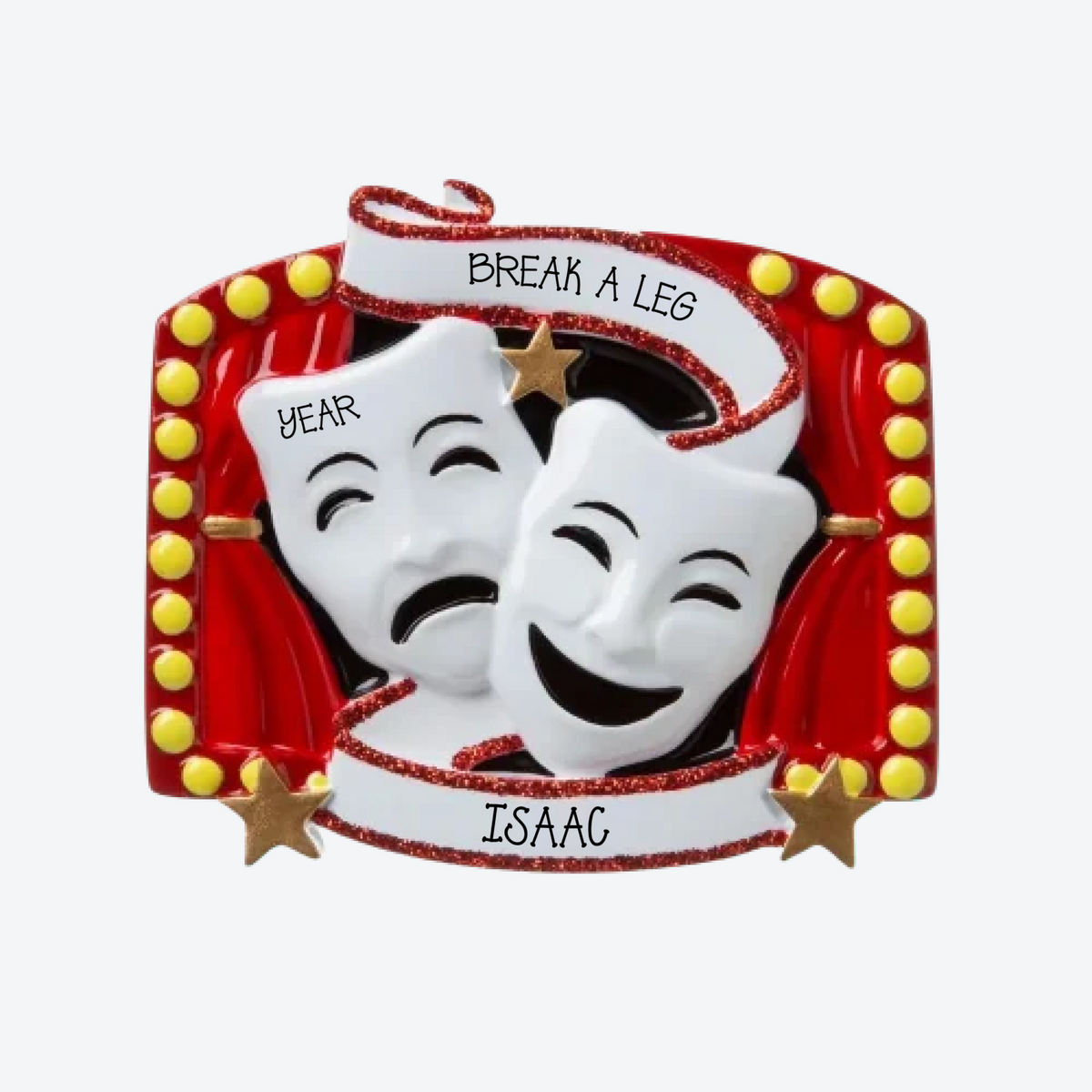Theater Personalized Christmas Ornament