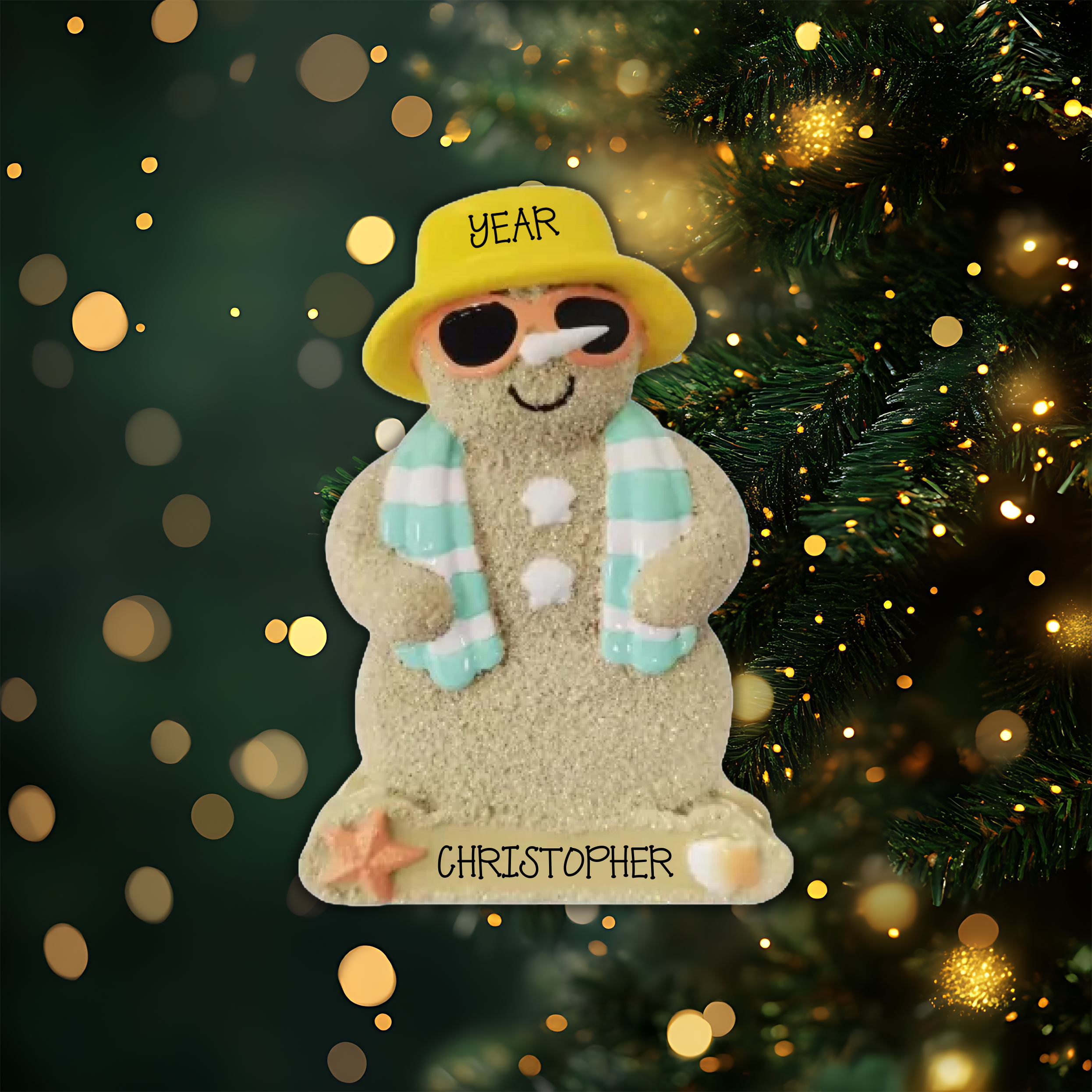 Sandman Personalized Christmas Ornament