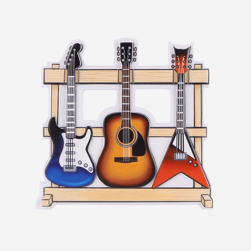 Guitars & Stand Personalized Christmas Ornament