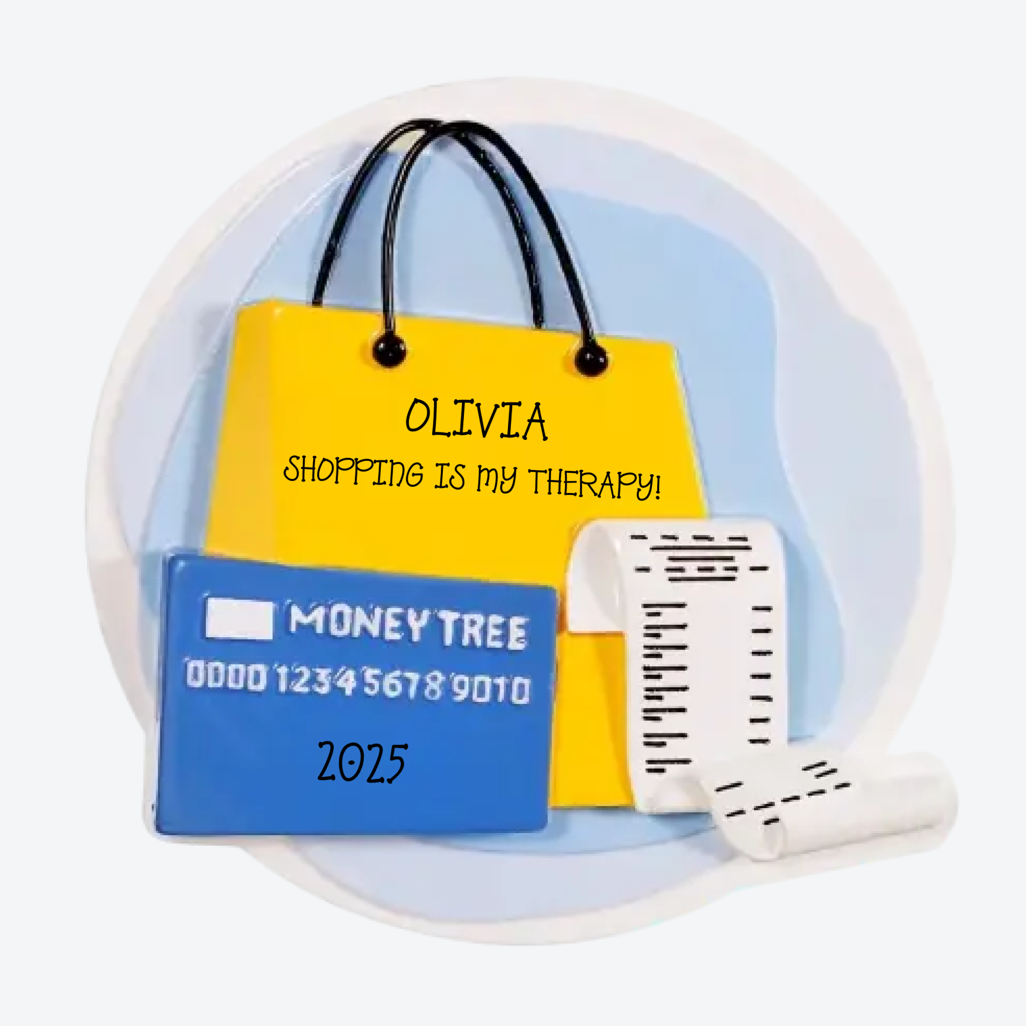 New Shopping Lover Personalized Christmas Ornament