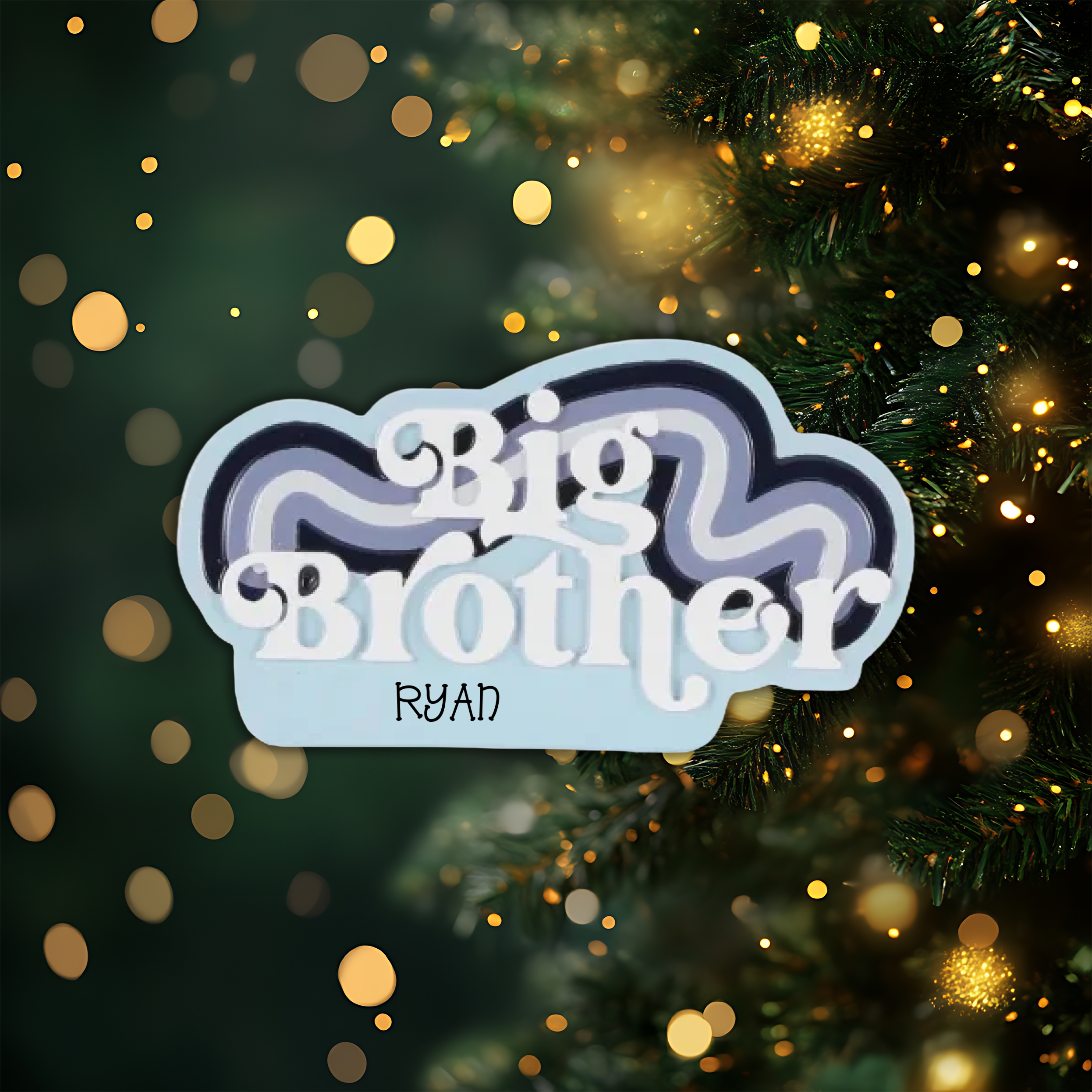 New Big Brother Personalized Christmas Ornament