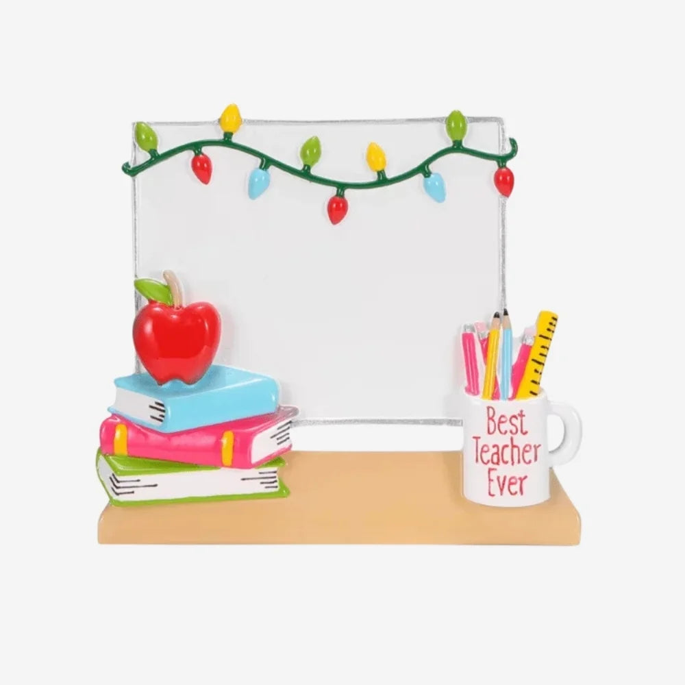 Christmas White Board for Teacher Personalized Christmas Ornament