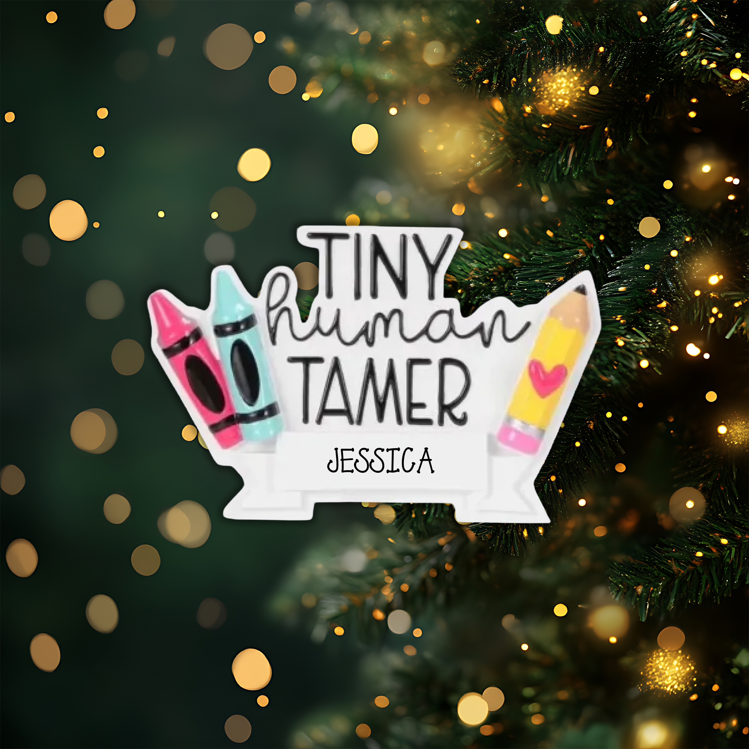Day Care Personalized Christmas Ornament