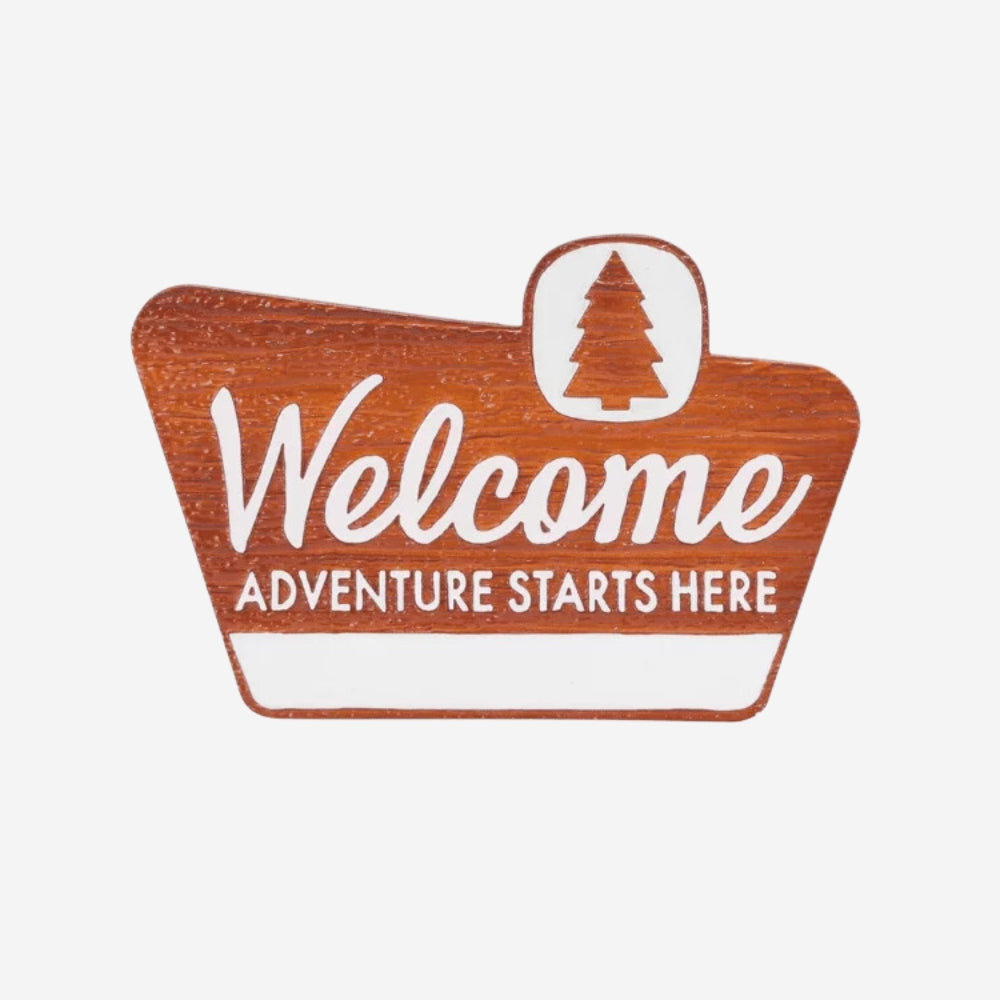 Welcome to the Park Sign Personalized Christmas Ornament