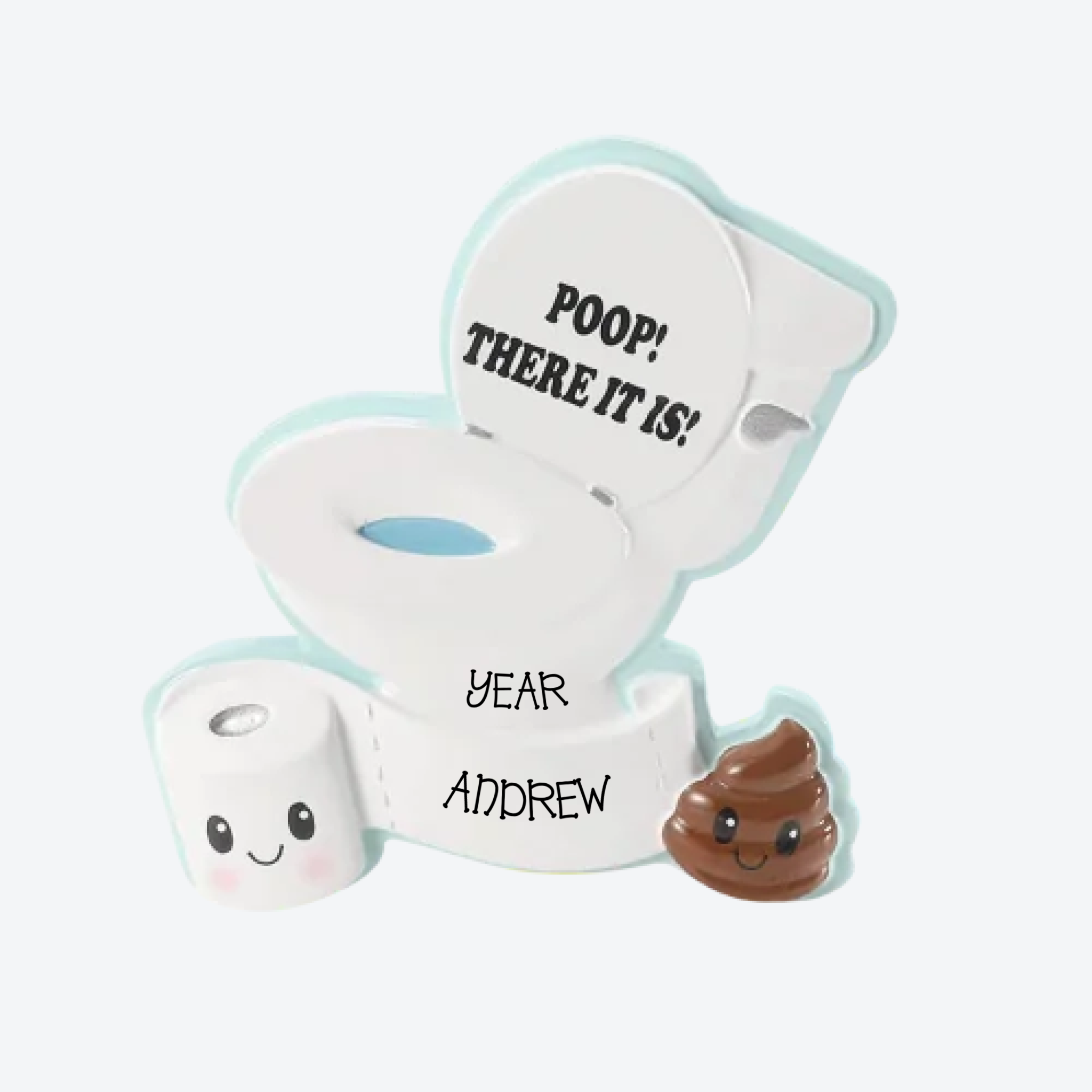 Potty Trained Personalized Christmas Ornament