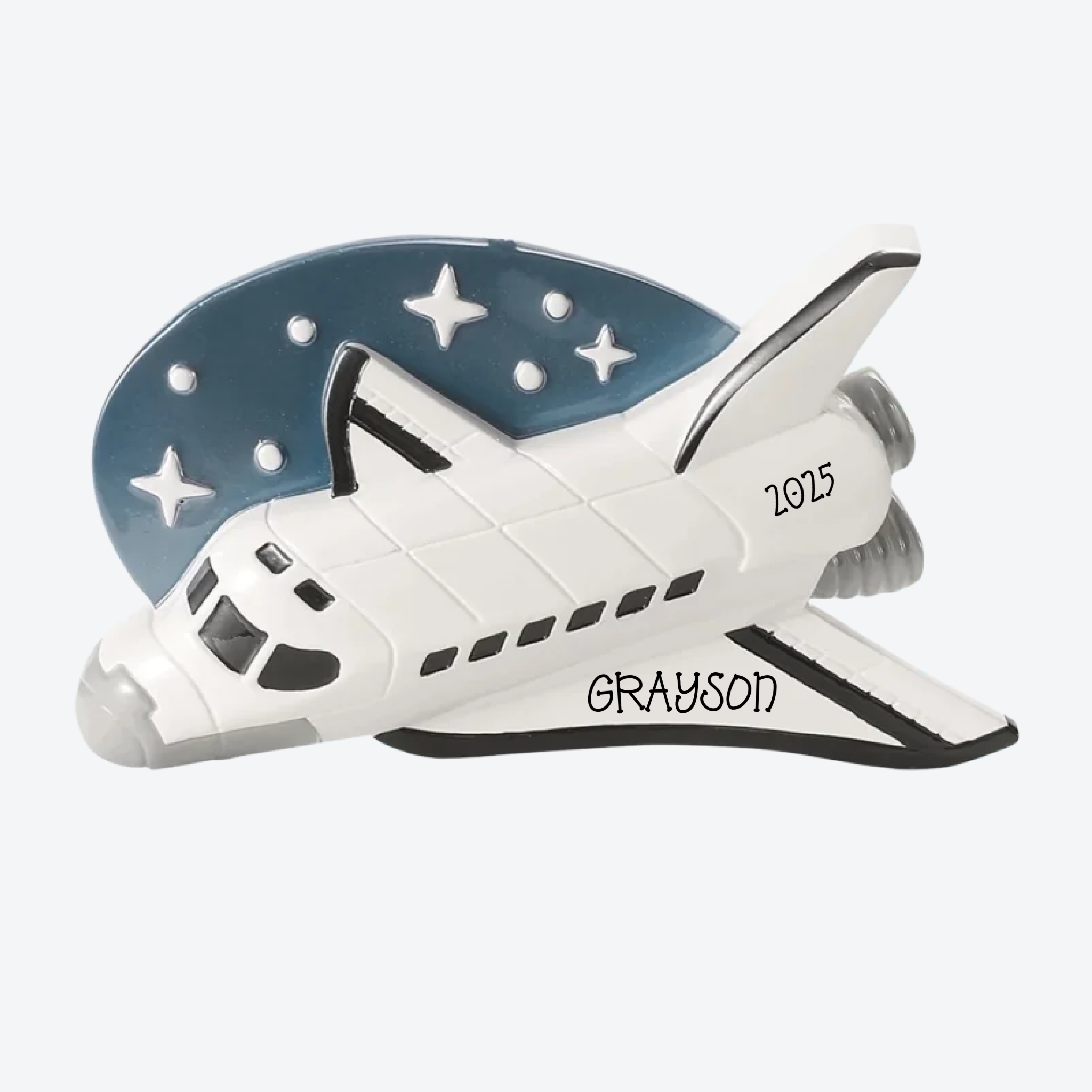 Space Shuttle Personalized Christmas Ornament