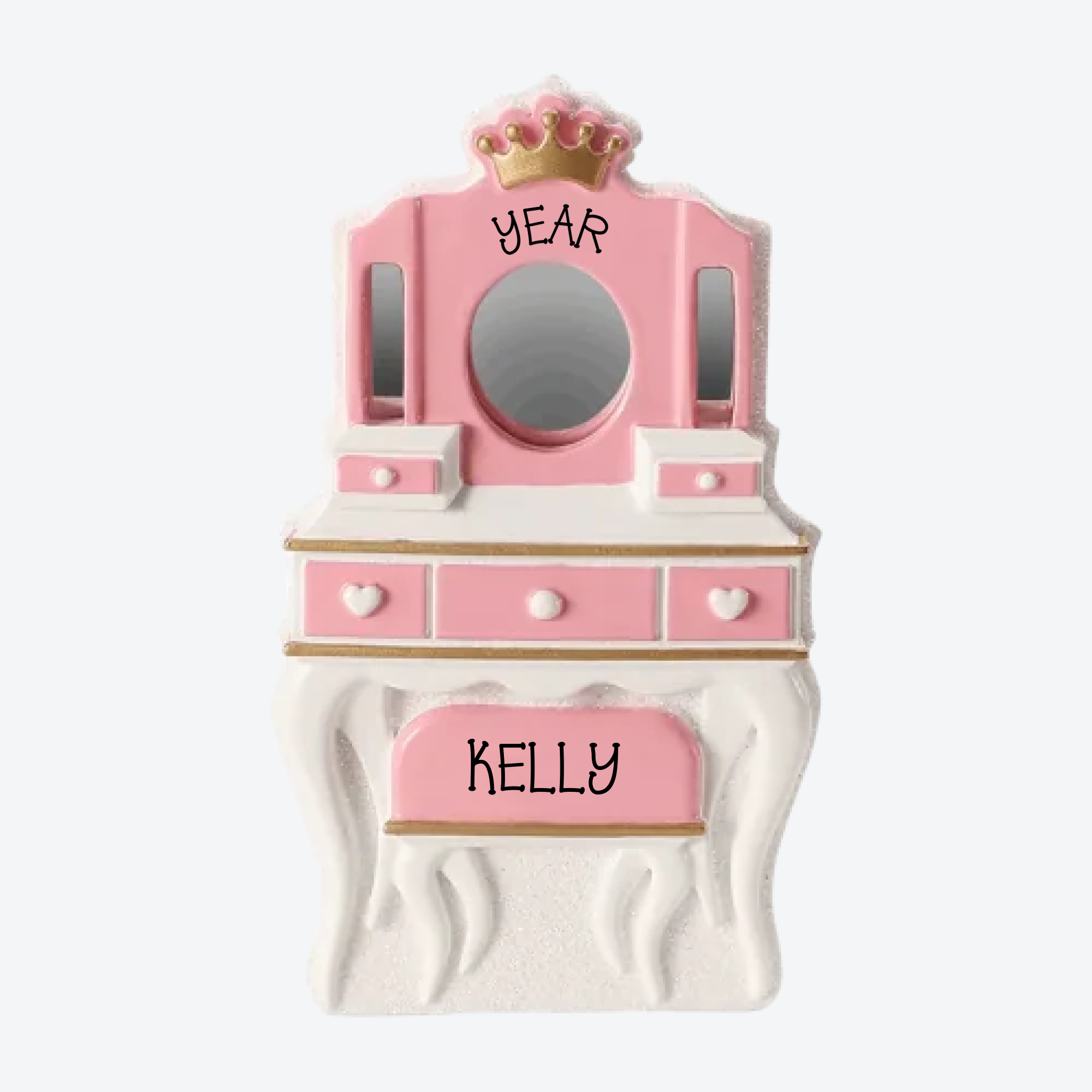 Vanity Personalized Christmas Ornament