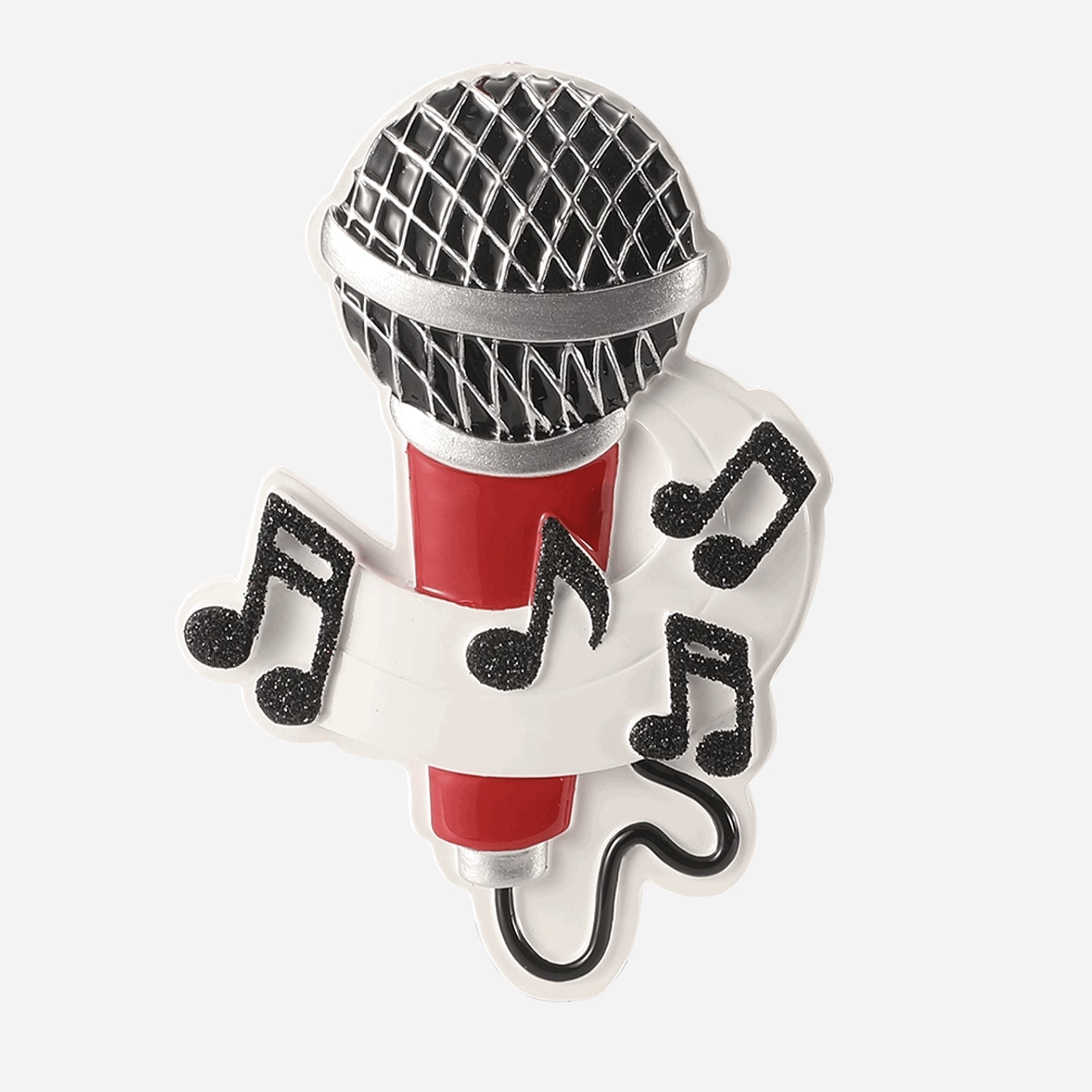 Microphone Personalized Christmas Ornament