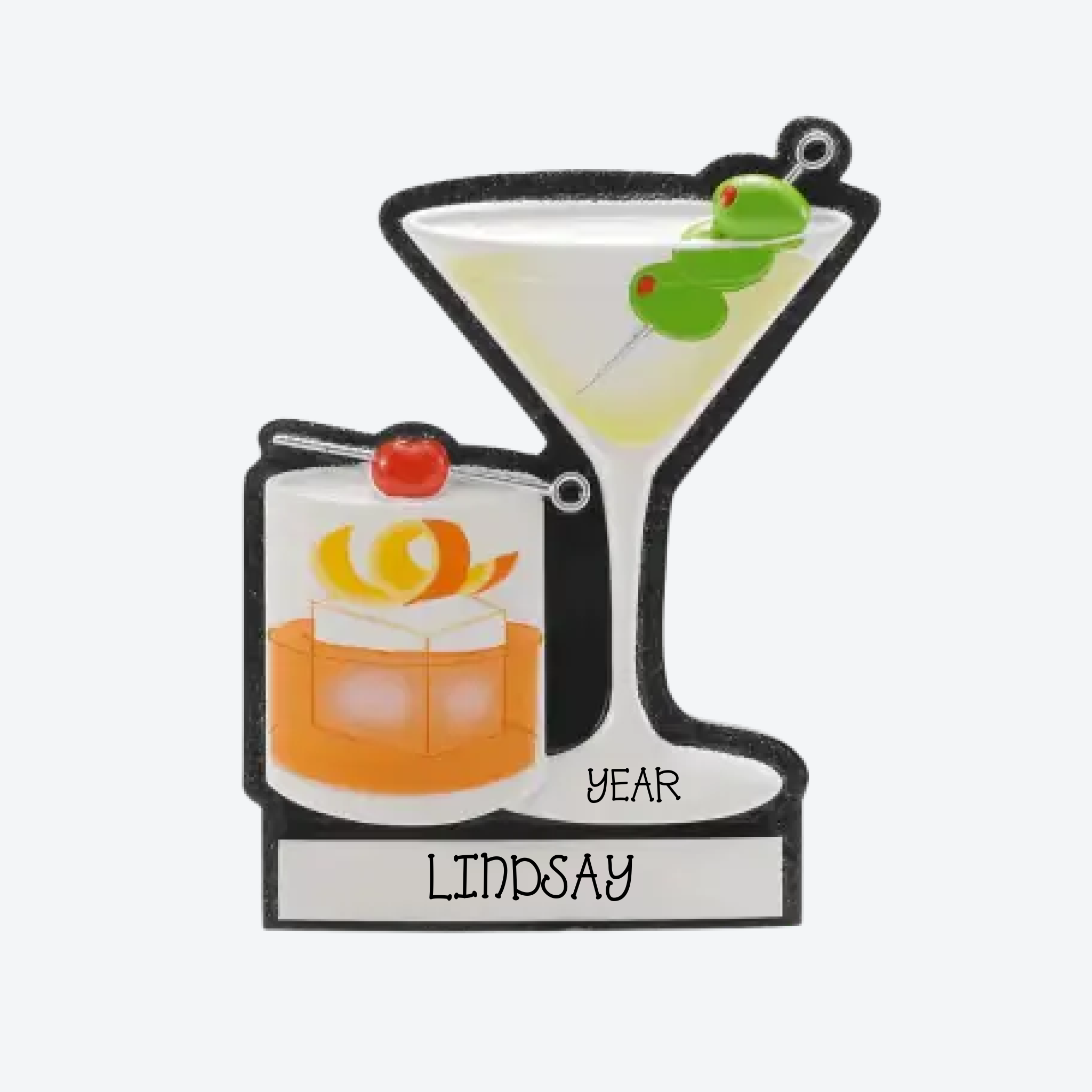 Mixologist Personalized Christmas Ornament