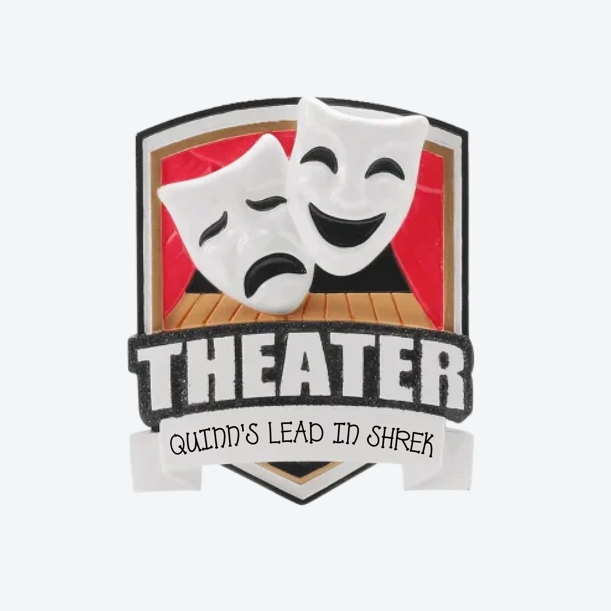 Theater Personalized Christmas Ornament