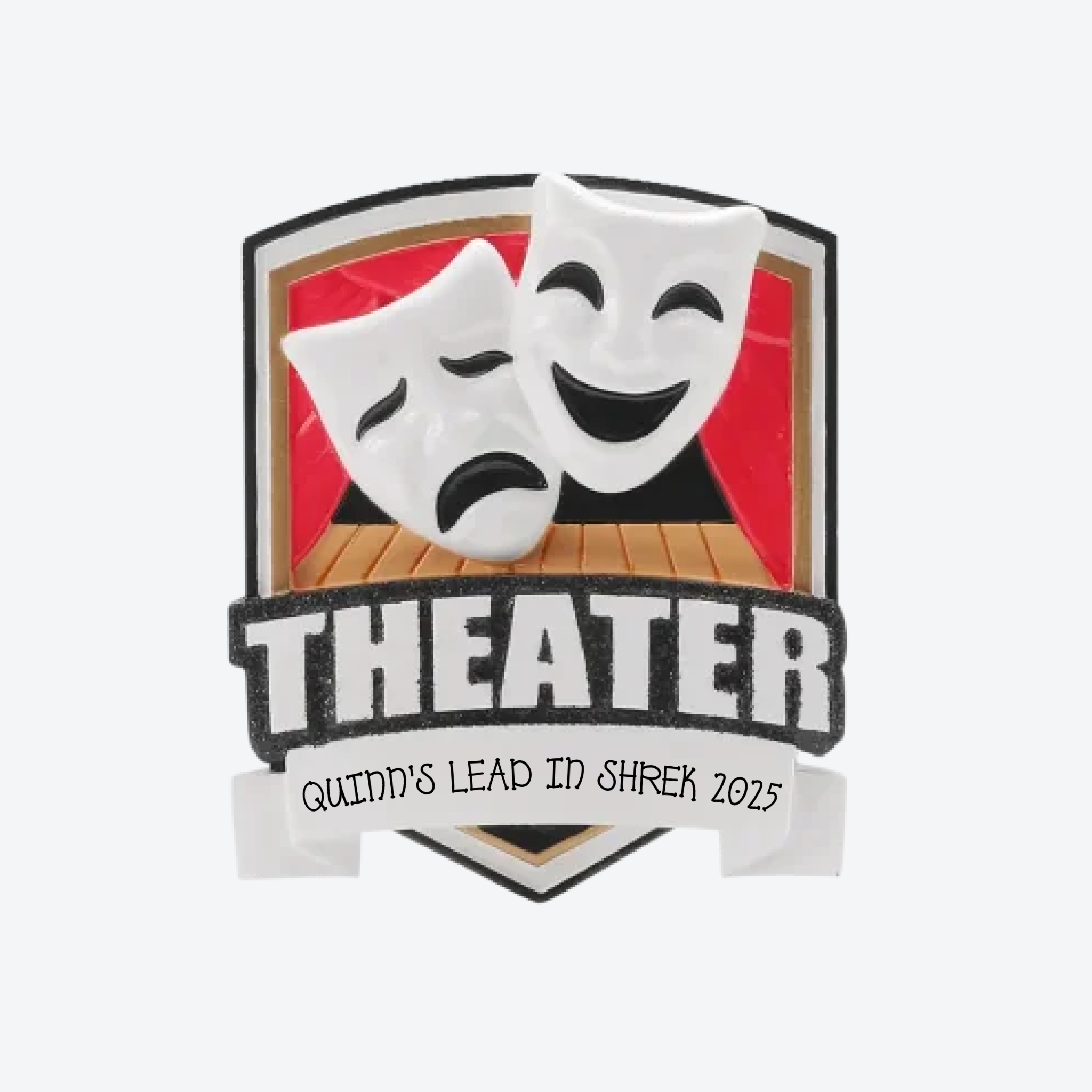 Theater Personalized Christmas Ornament
