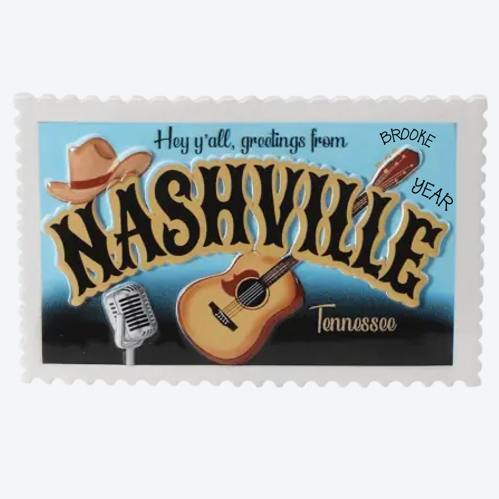 Nashville Personalized Christmas Ornament