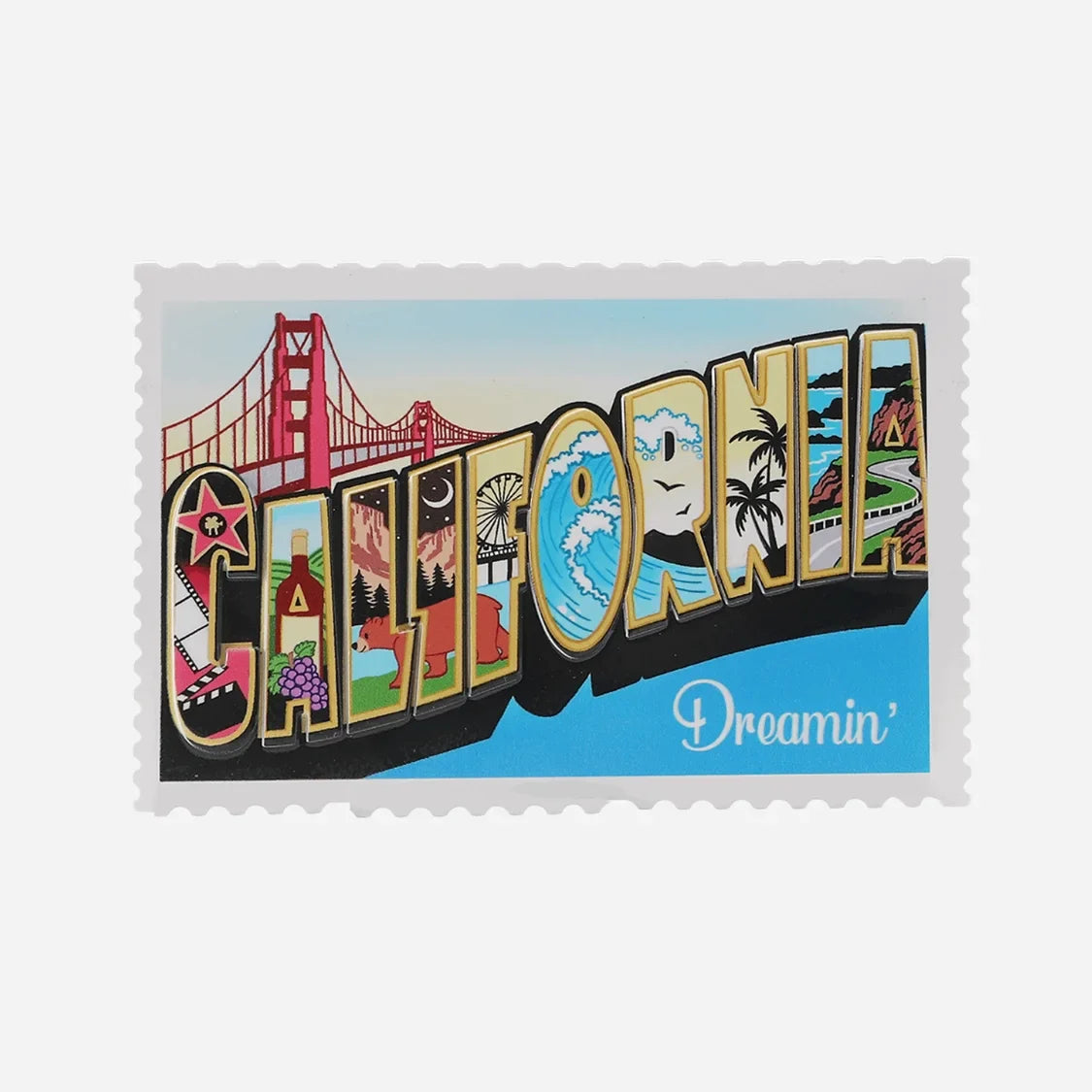 California Personalized Christmas Ornament