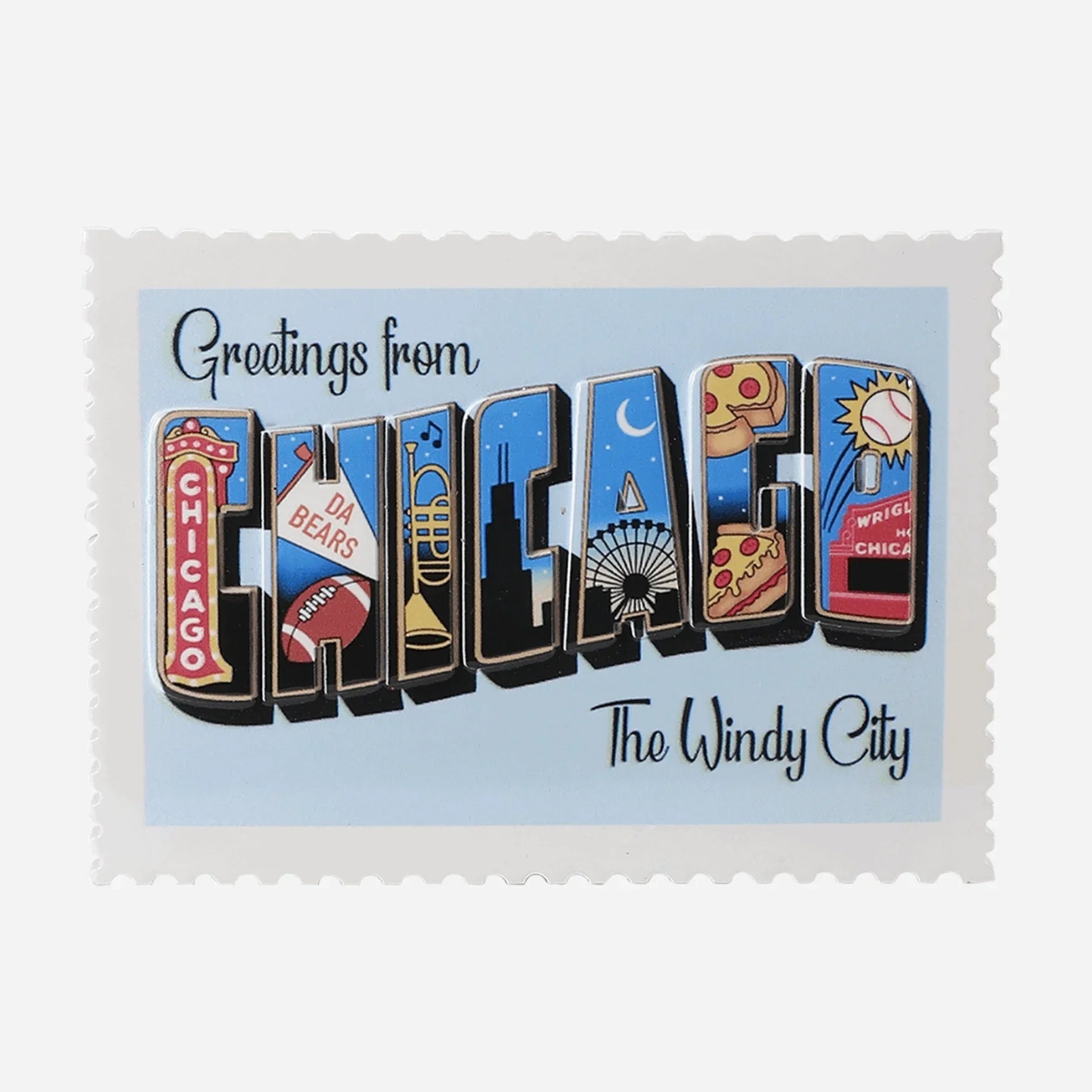 Chicago Personalized Christmas Ornament