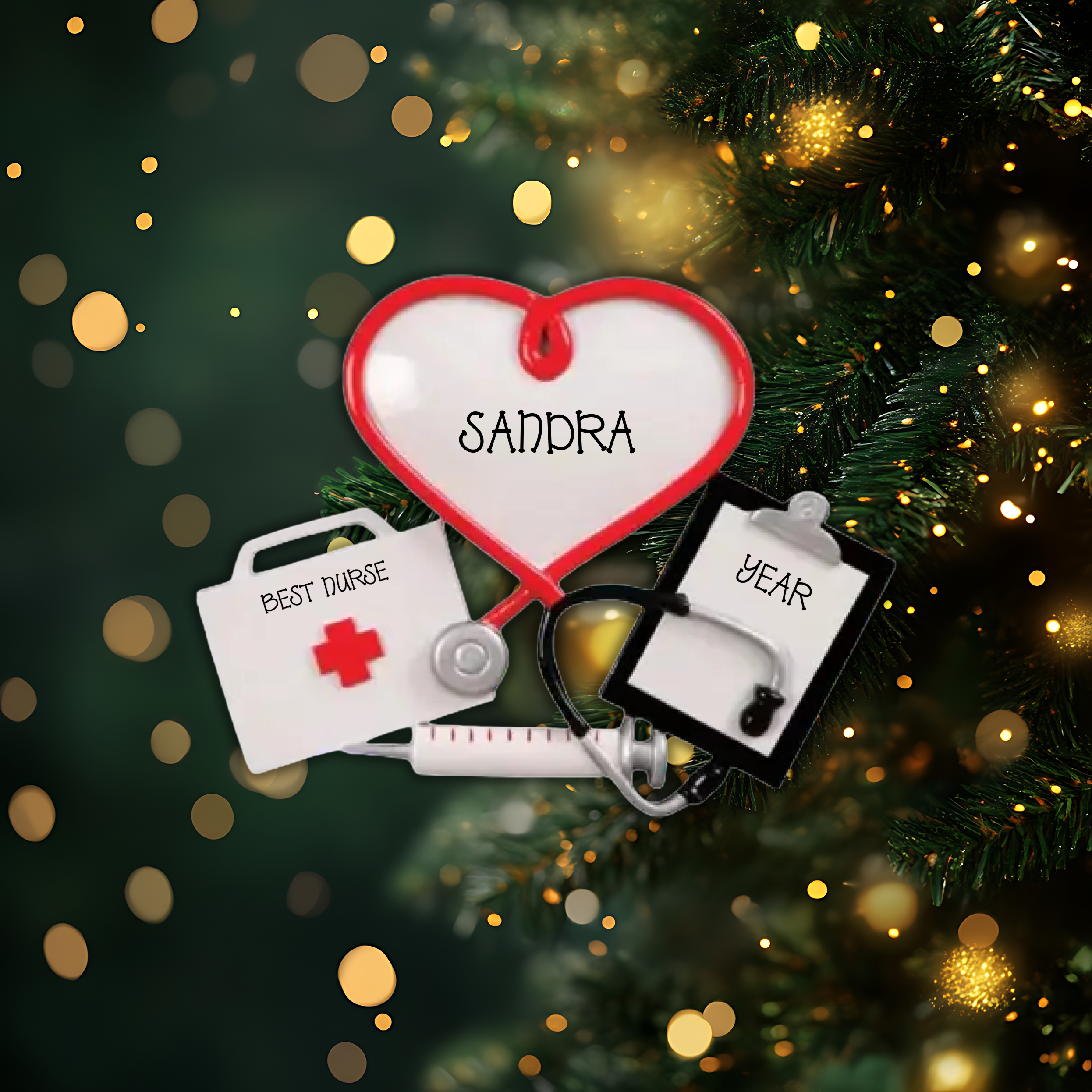 Doctor Personalized Christmas Ornament