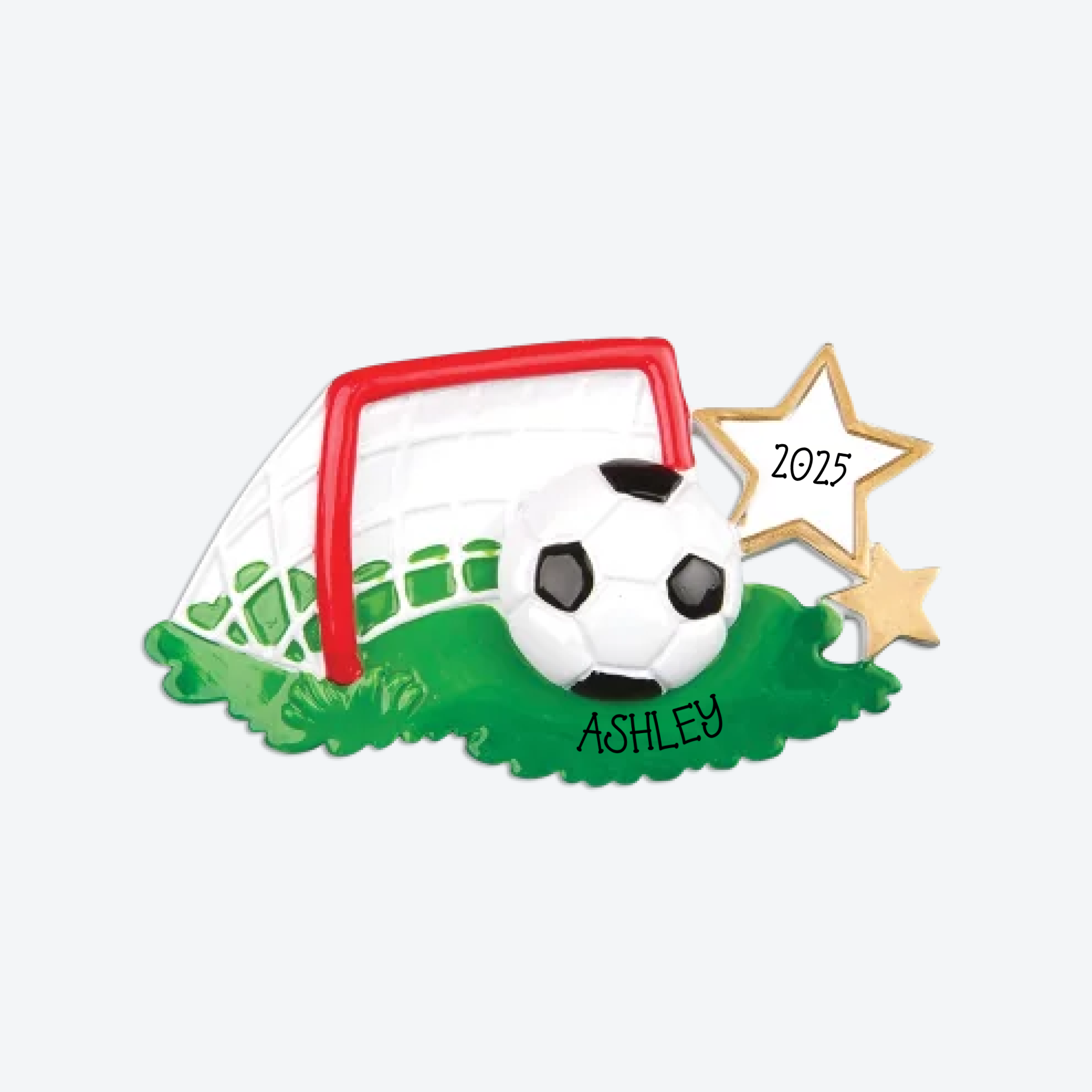 occer Ball Personalized Christmas Ornament