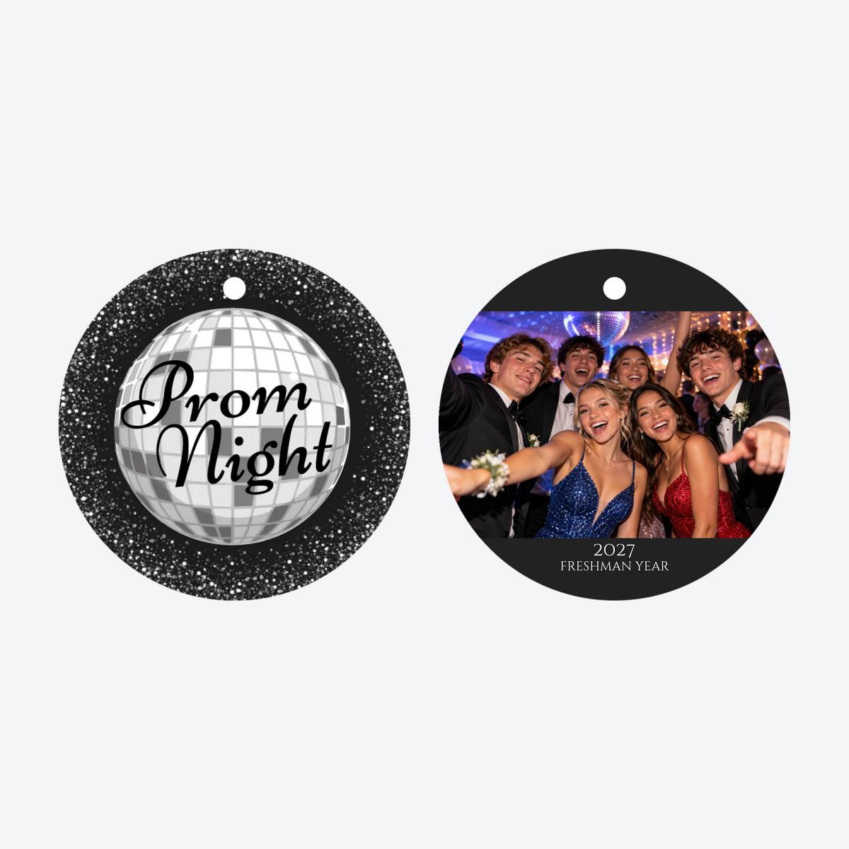 Personalized Prom Night Photo Christmas Ornament