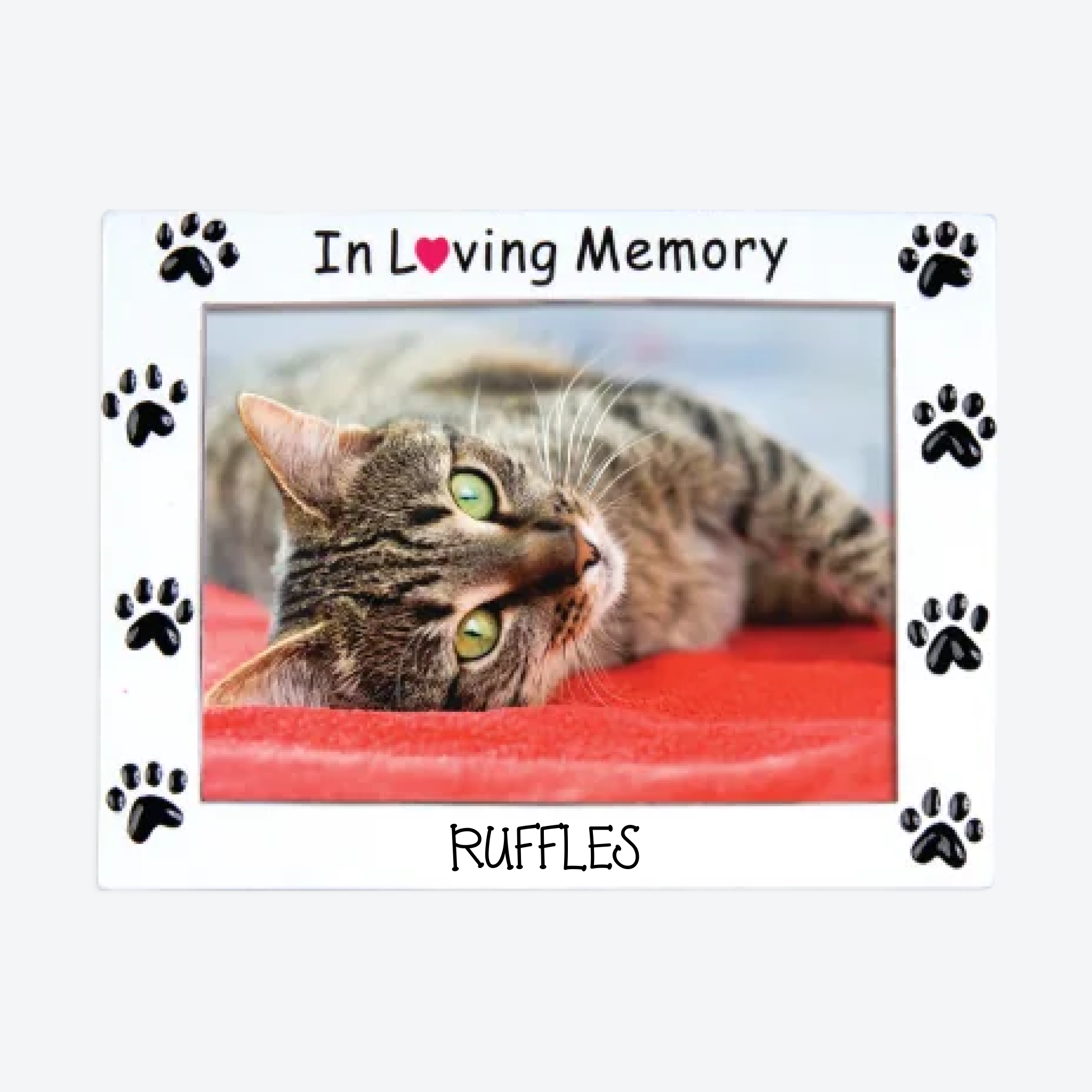 PT1145 - Rest In Peace Frame Pets Personalized Christmas Ornaments