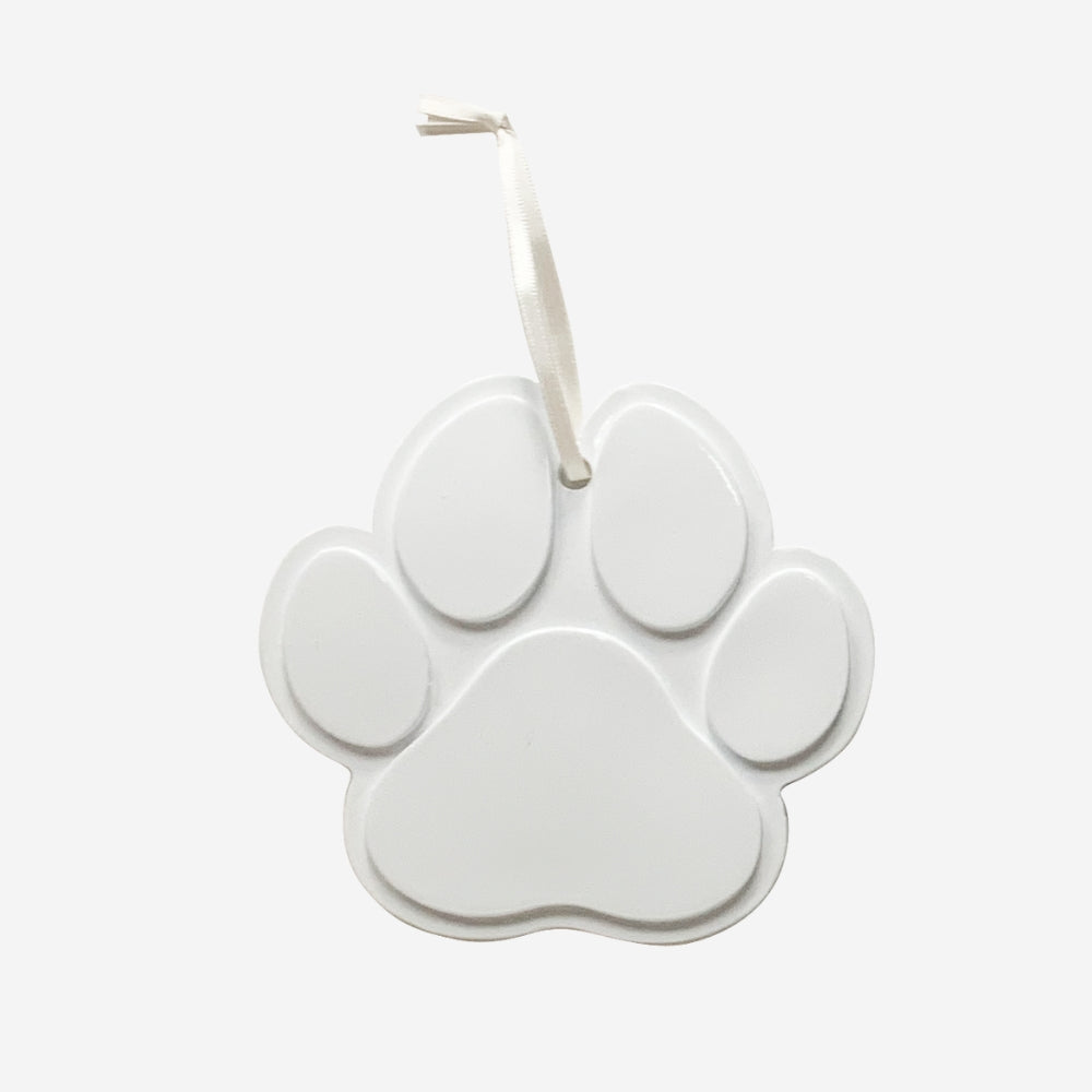 Paw Print Christmas Stocking Tag