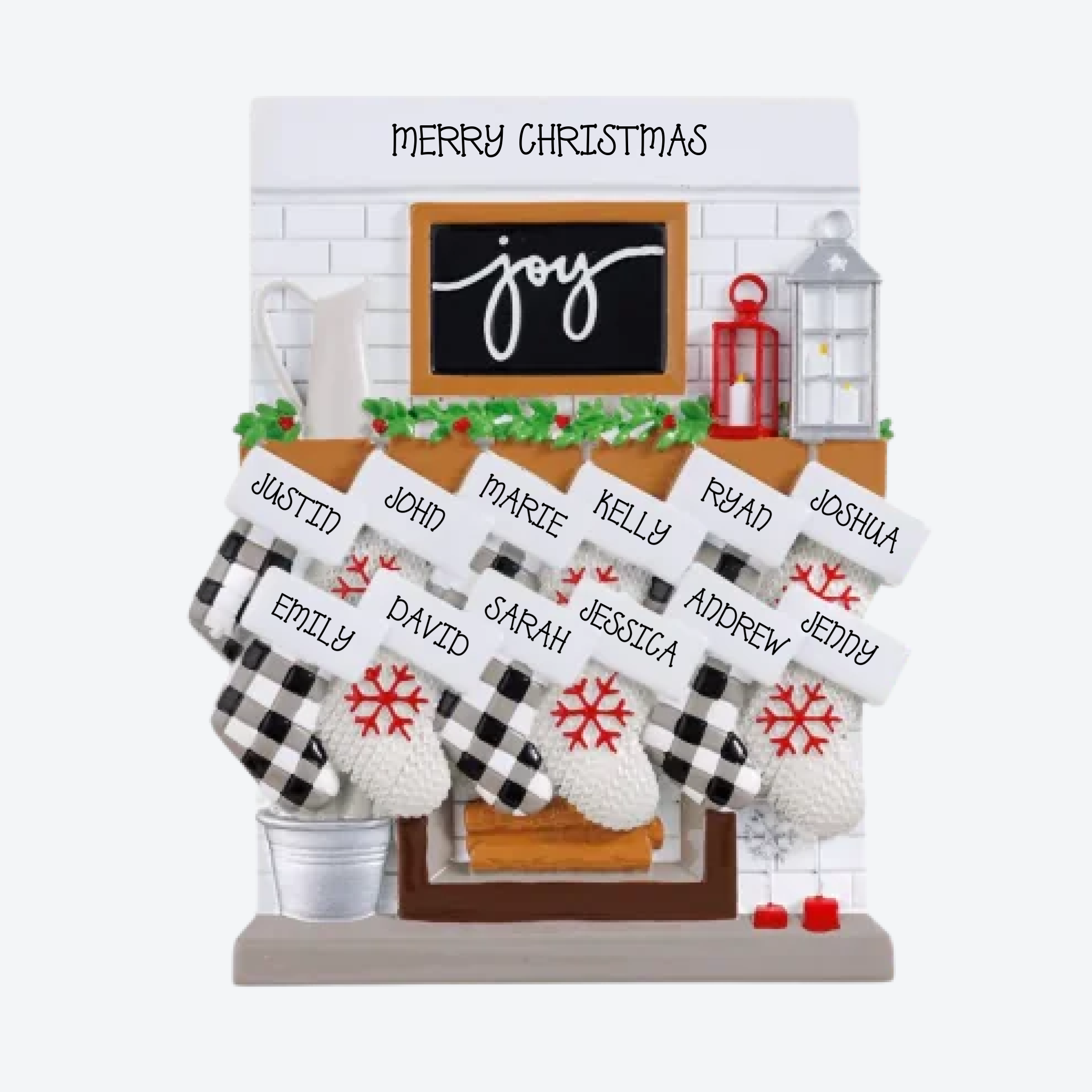 TTT2030-12 - Fireplace Mantle (Family of 12) Table Topper
