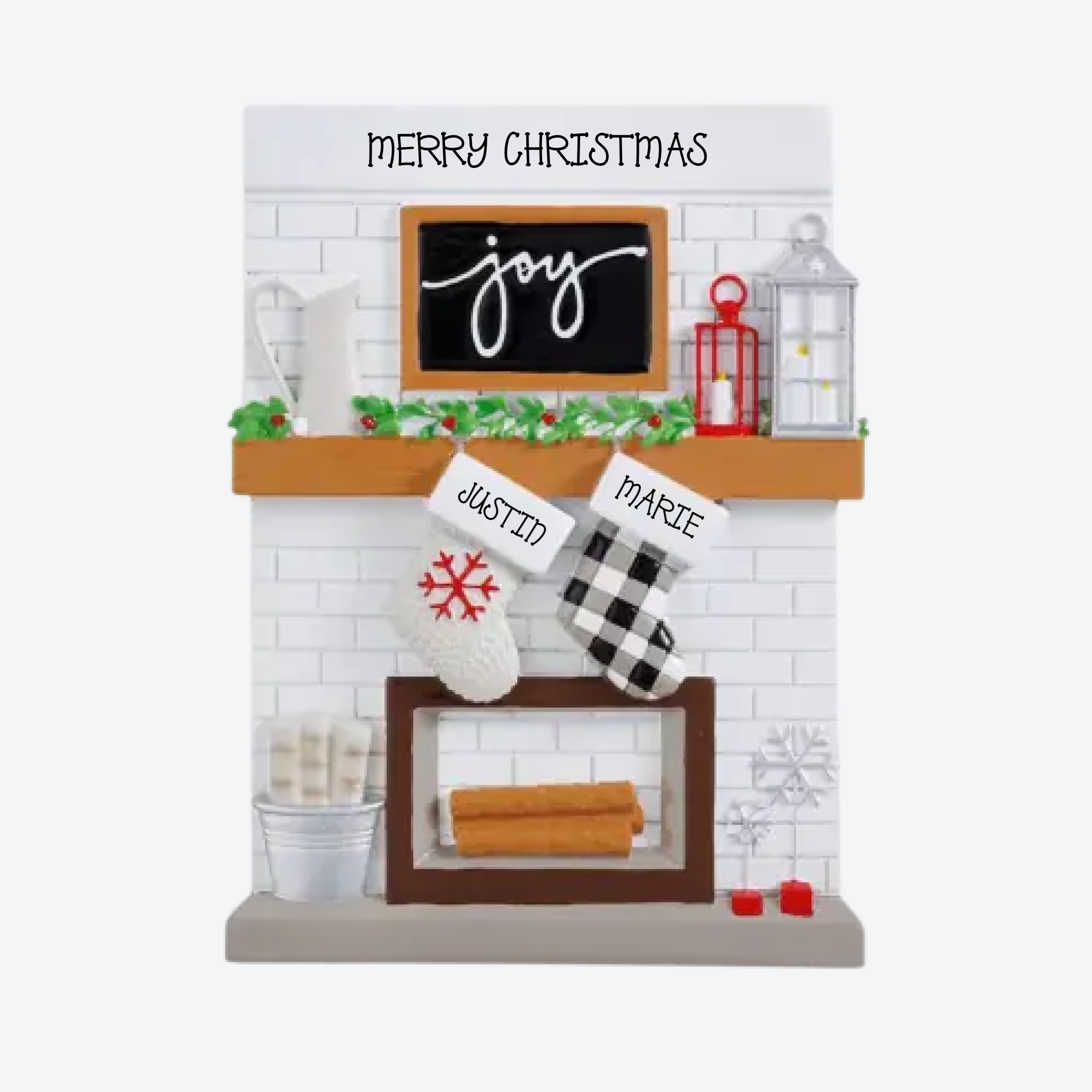 TTT2030-2 - Fireplace Mantle (Family of 2) Table Topper