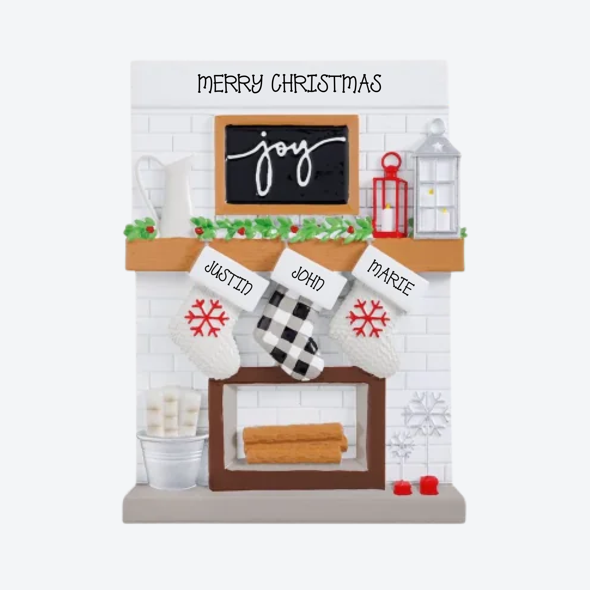 TTT2030-3 - Fireplace Mantle (Family of 3) Table Topper