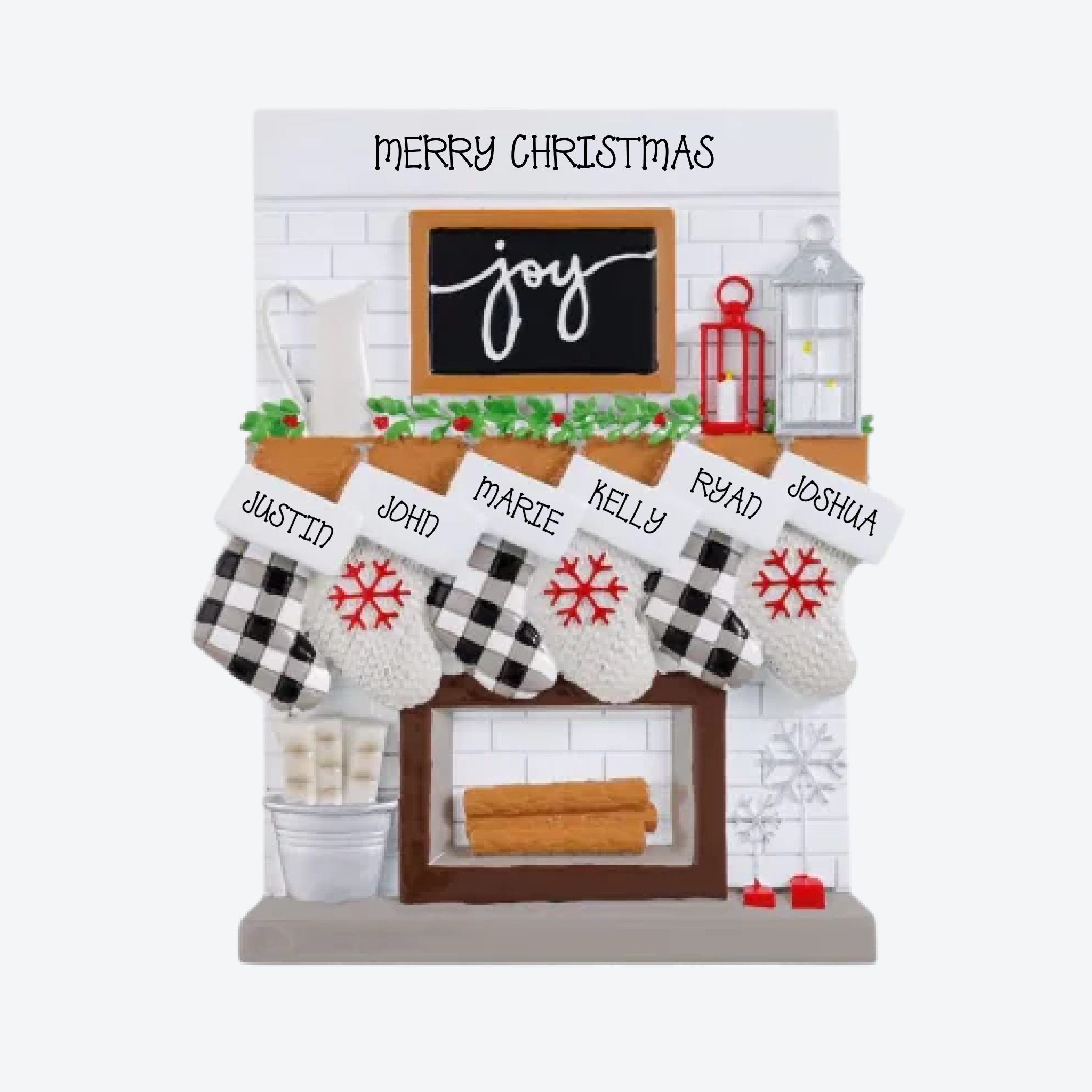 TTT2030-6 - Fireplace Mantle (Family of 6) Table Topper