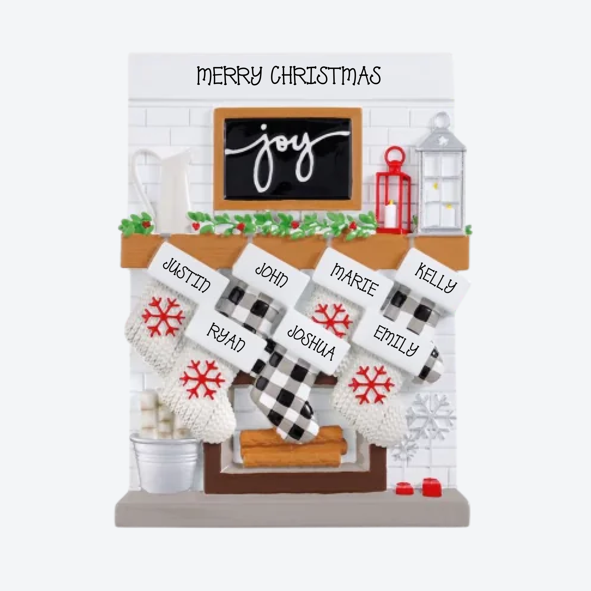 TTT2030-7 - Fireplace Mantle (Family of 7) Table Topper