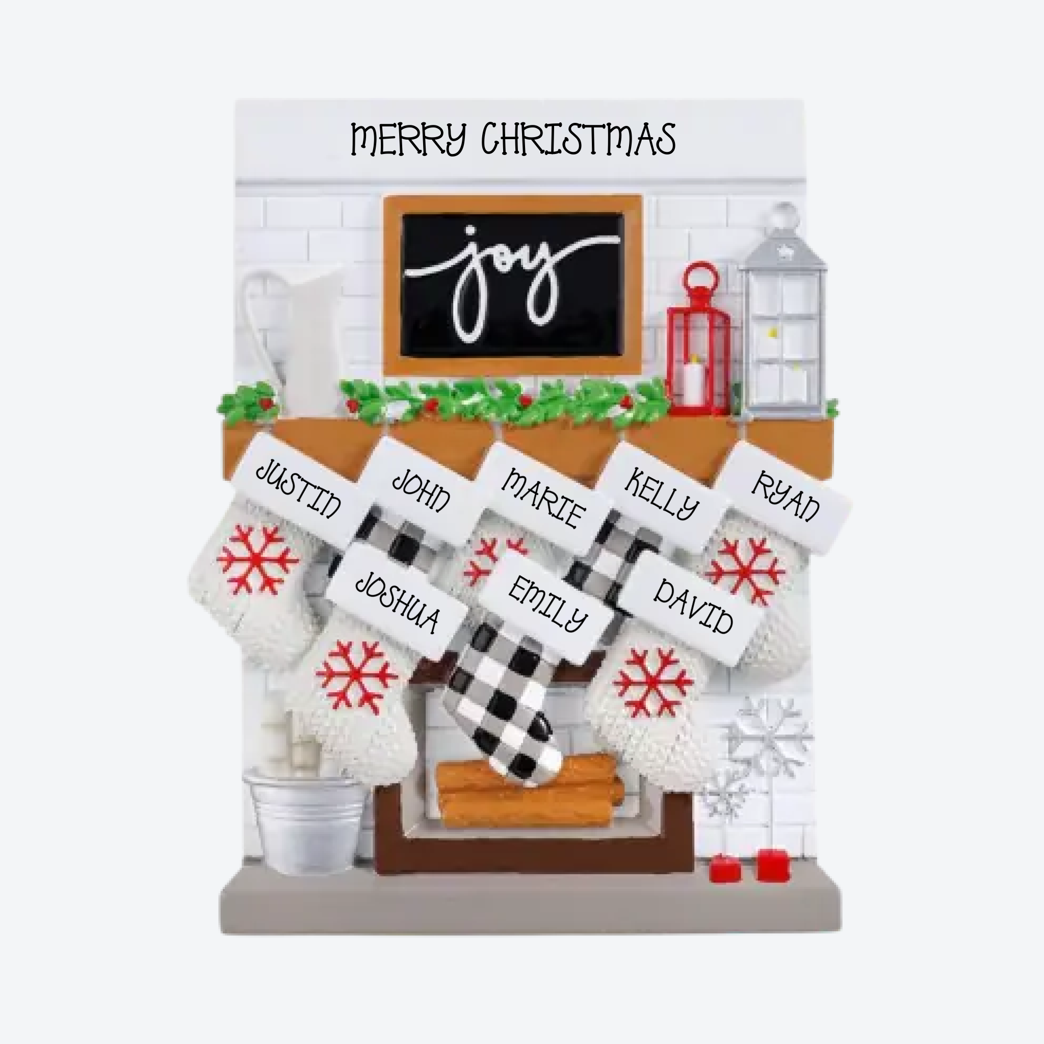 TTT2030-8 - Fireplace Mantle (Family of 8) Table Topper