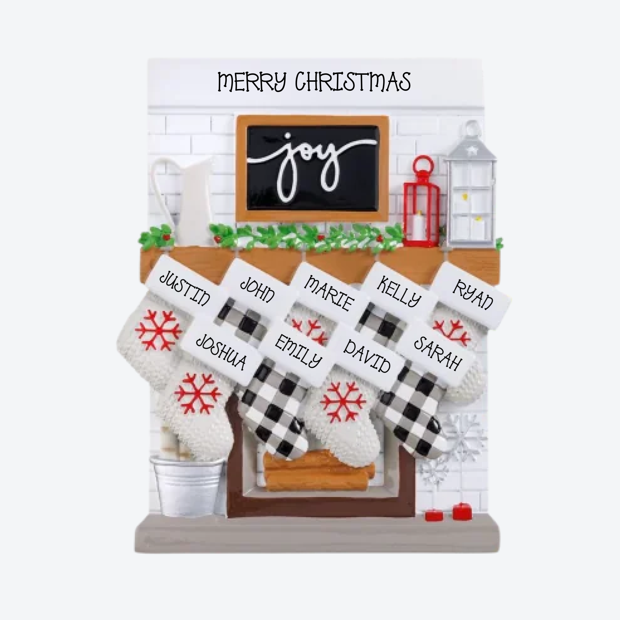 TTT2030-9 - Fireplace Mantle (Family of 9) Table Topper