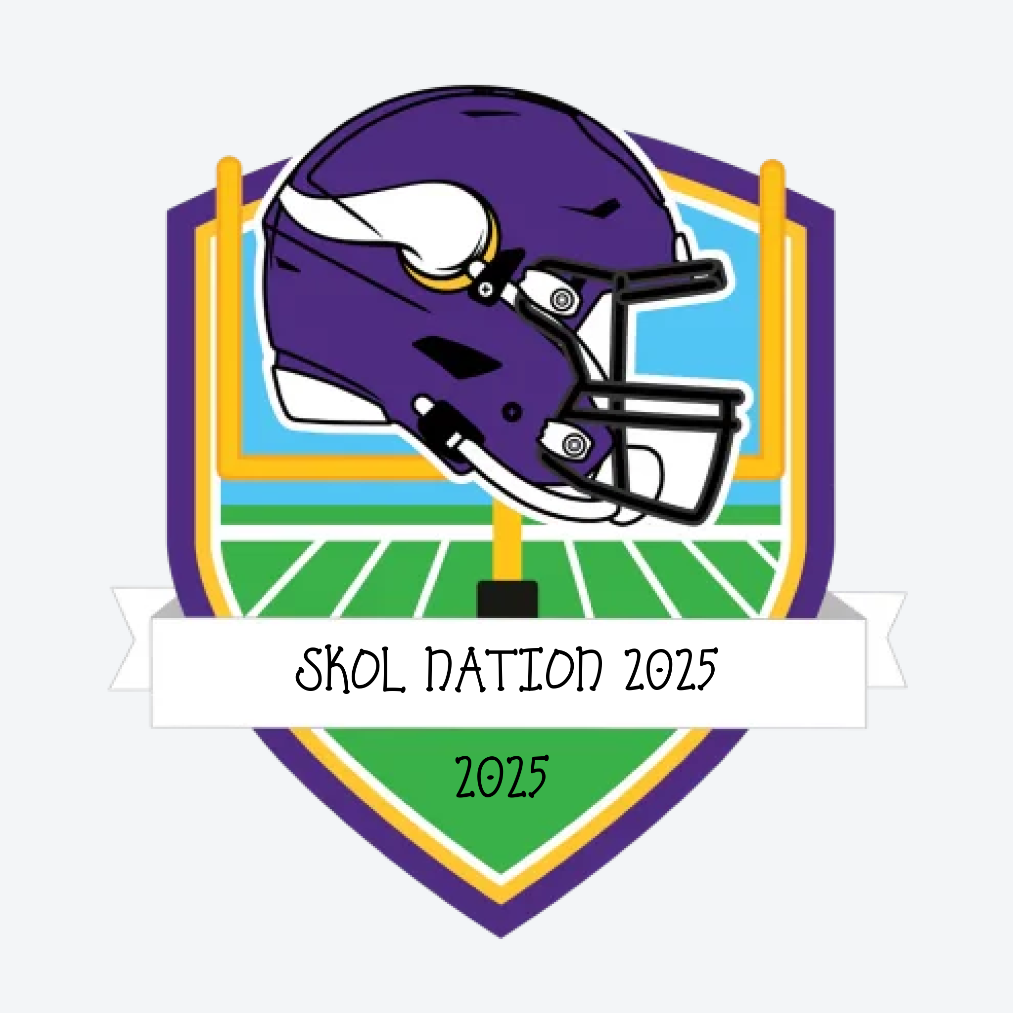 Minnesota Vikings Personalized Shield Ornament